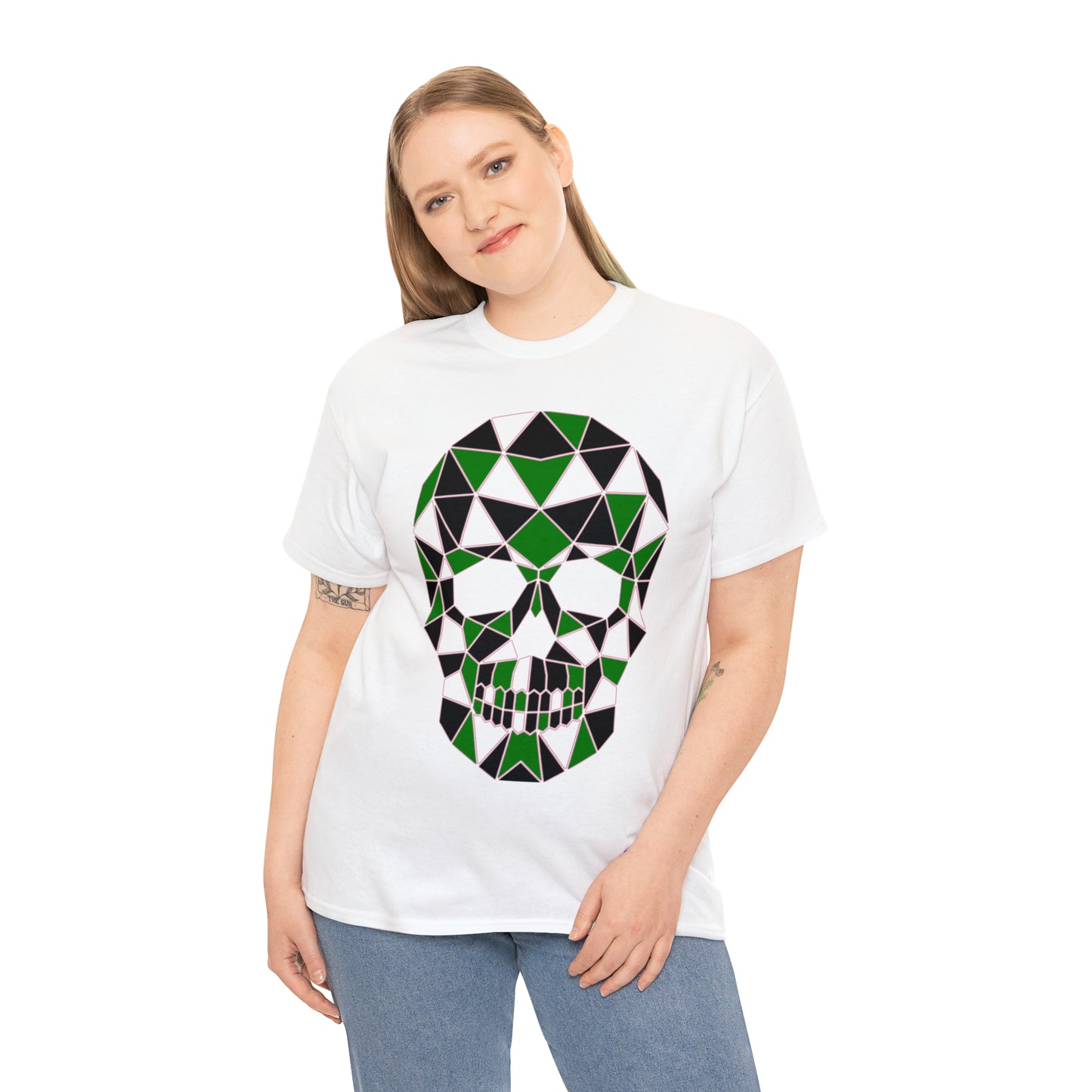 Skull Mosaic 3 Heavy Cotton Tee