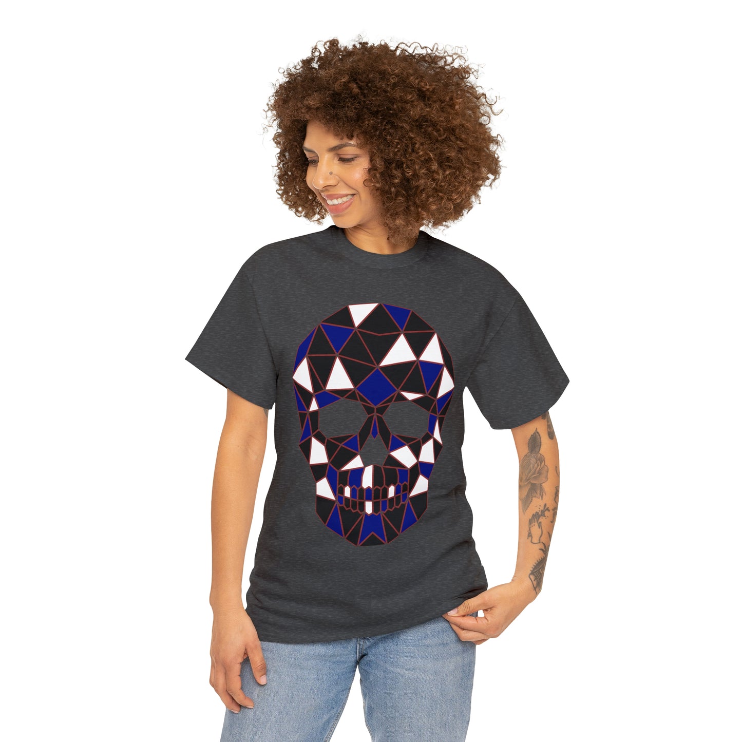 Skull Mosaic Heavy Cotton Tee