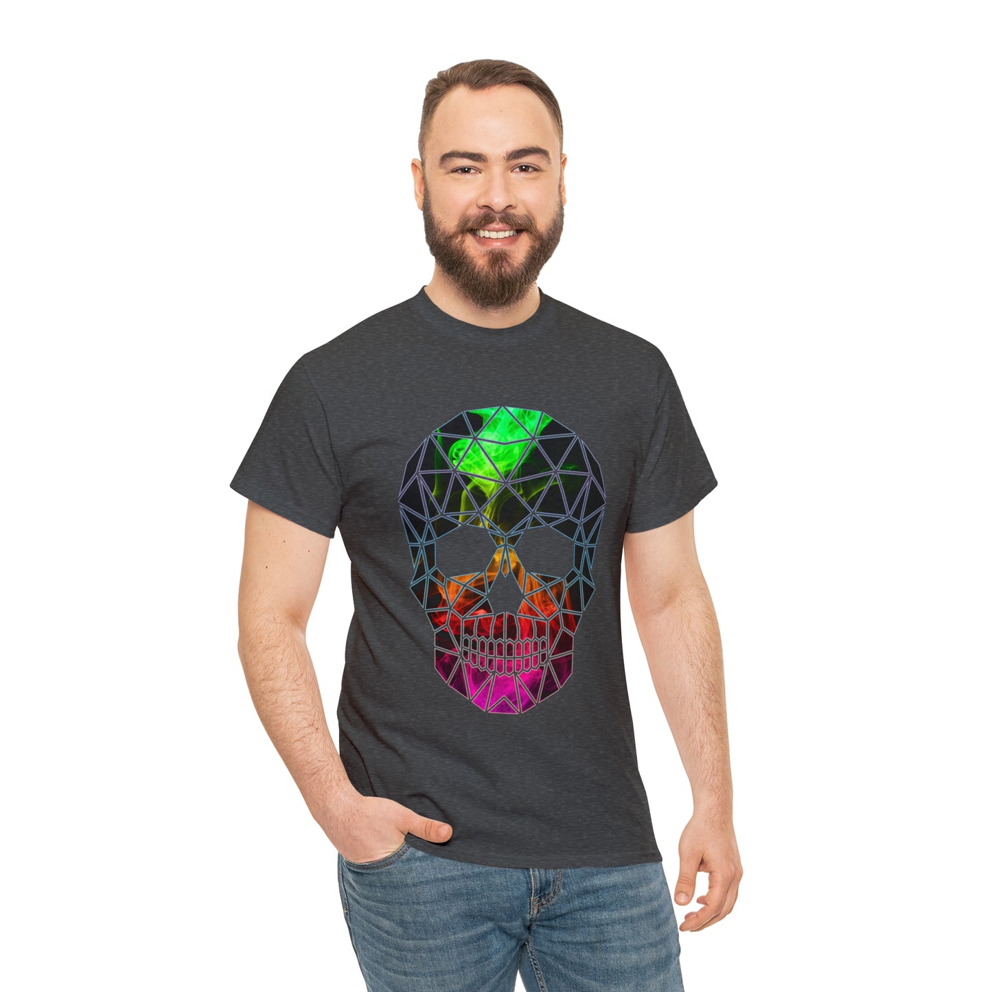 Skull Mosaic 5 Heavy Cotton Tee