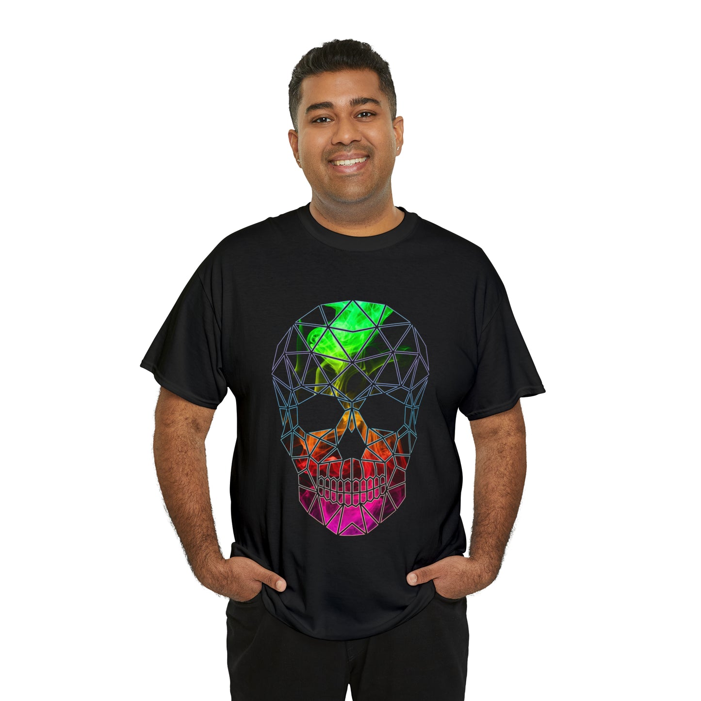 Skull Mosaic 5 Heavy Cotton Tee