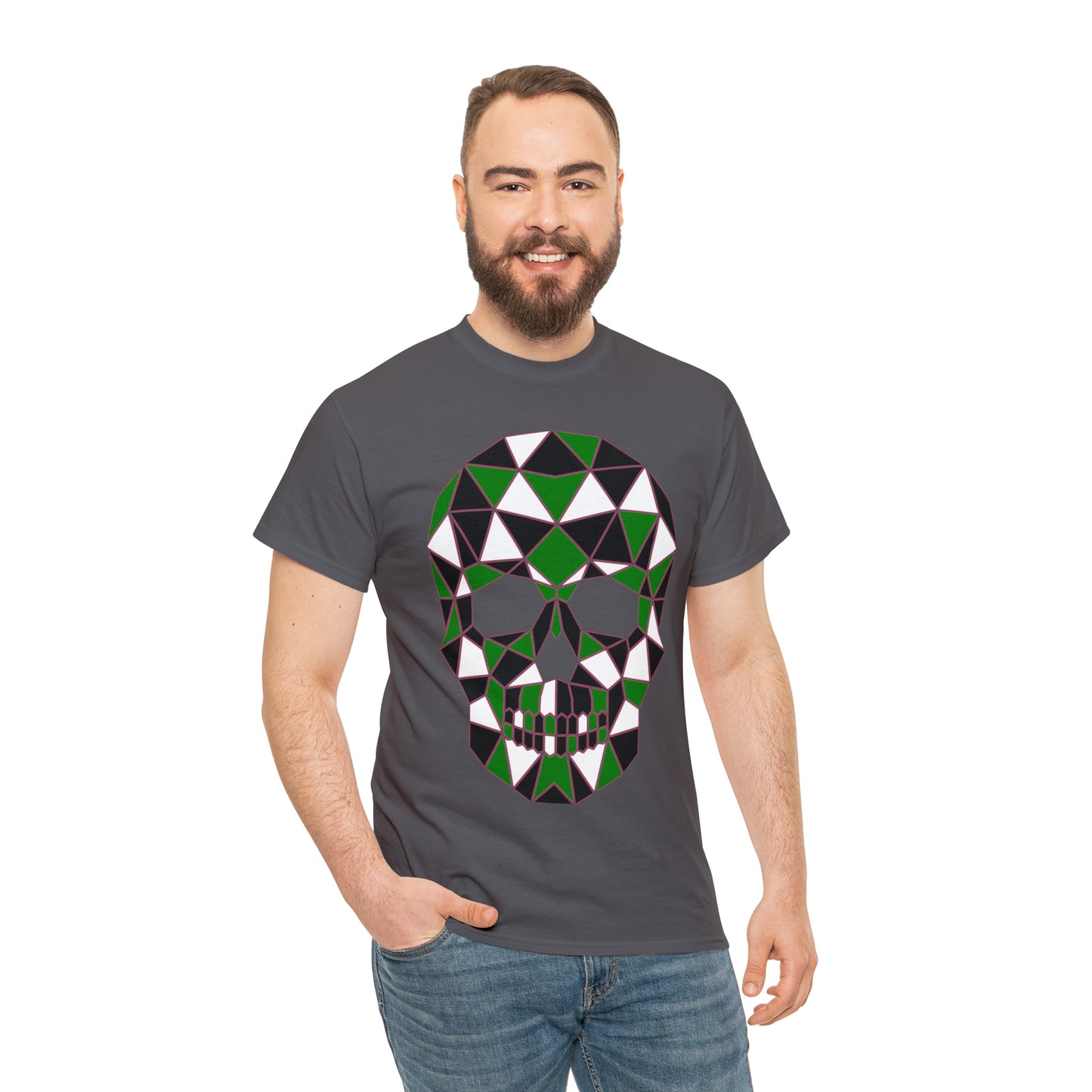 Skull Mosaic 3 Heavy Cotton Tee