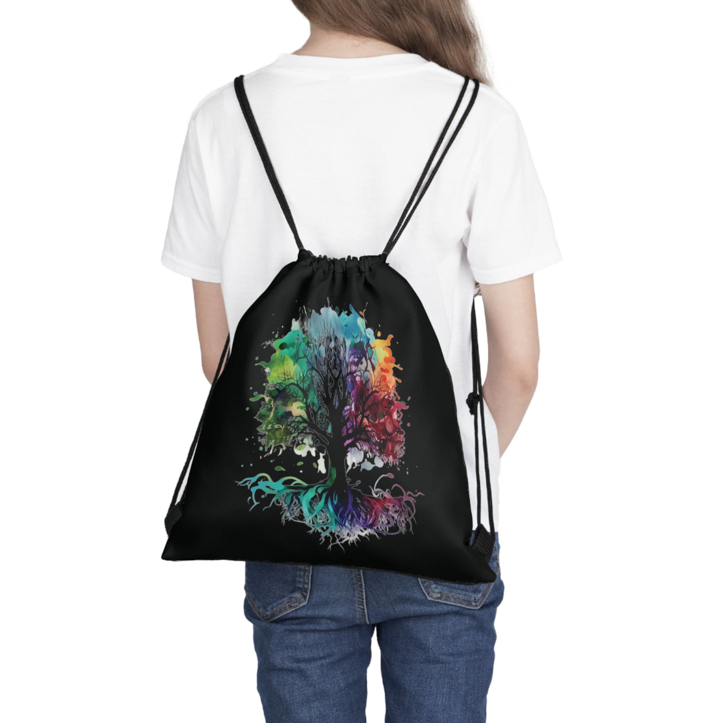 Tree 6 Outdoor Drawstring Bag