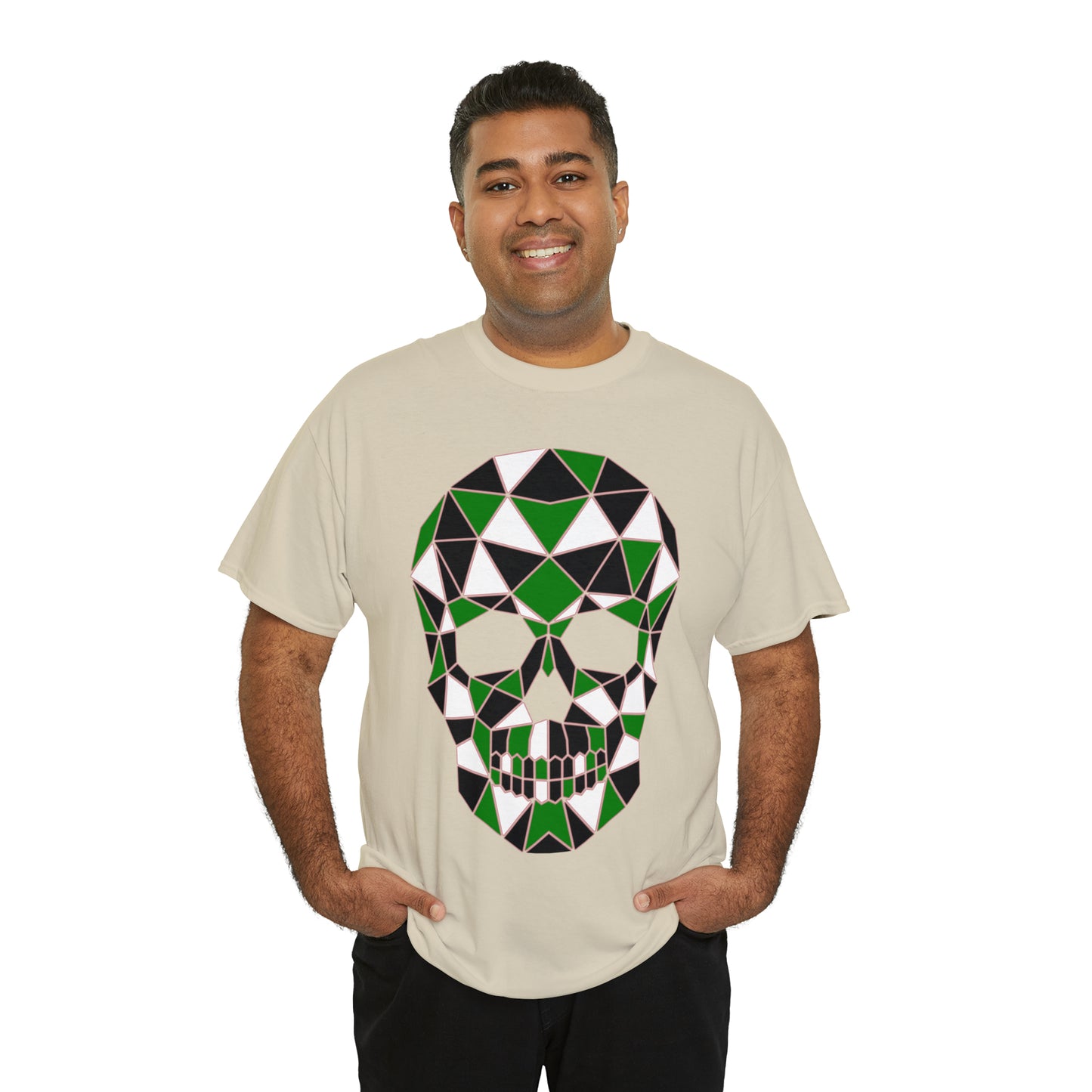 Skull Mosaic 3 Heavy Cotton Tee