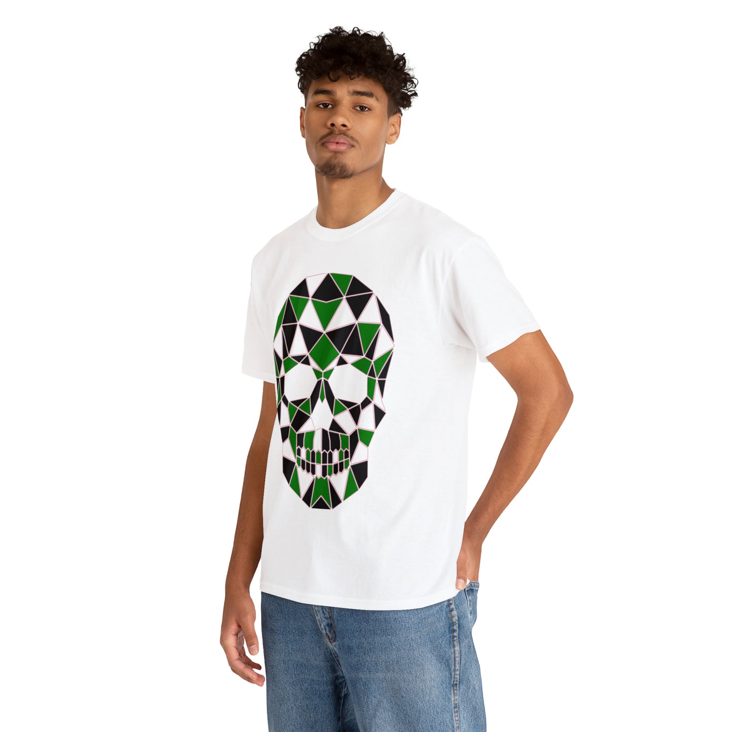 Skull Mosaic 3 Heavy Cotton Tee