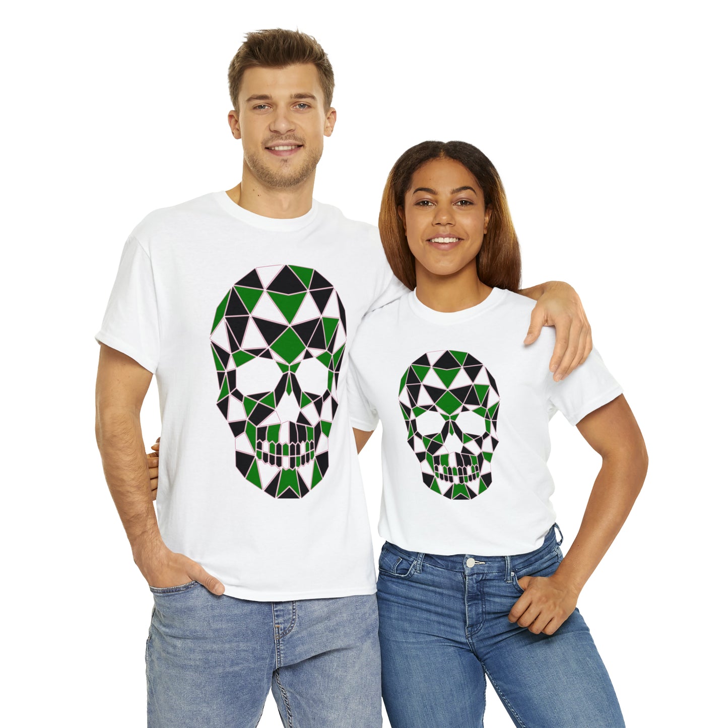 Skull Mosaic 3 Heavy Cotton Tee