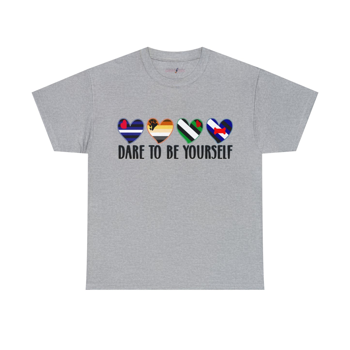 Mens T-Shirt that says Dare to be Yourself