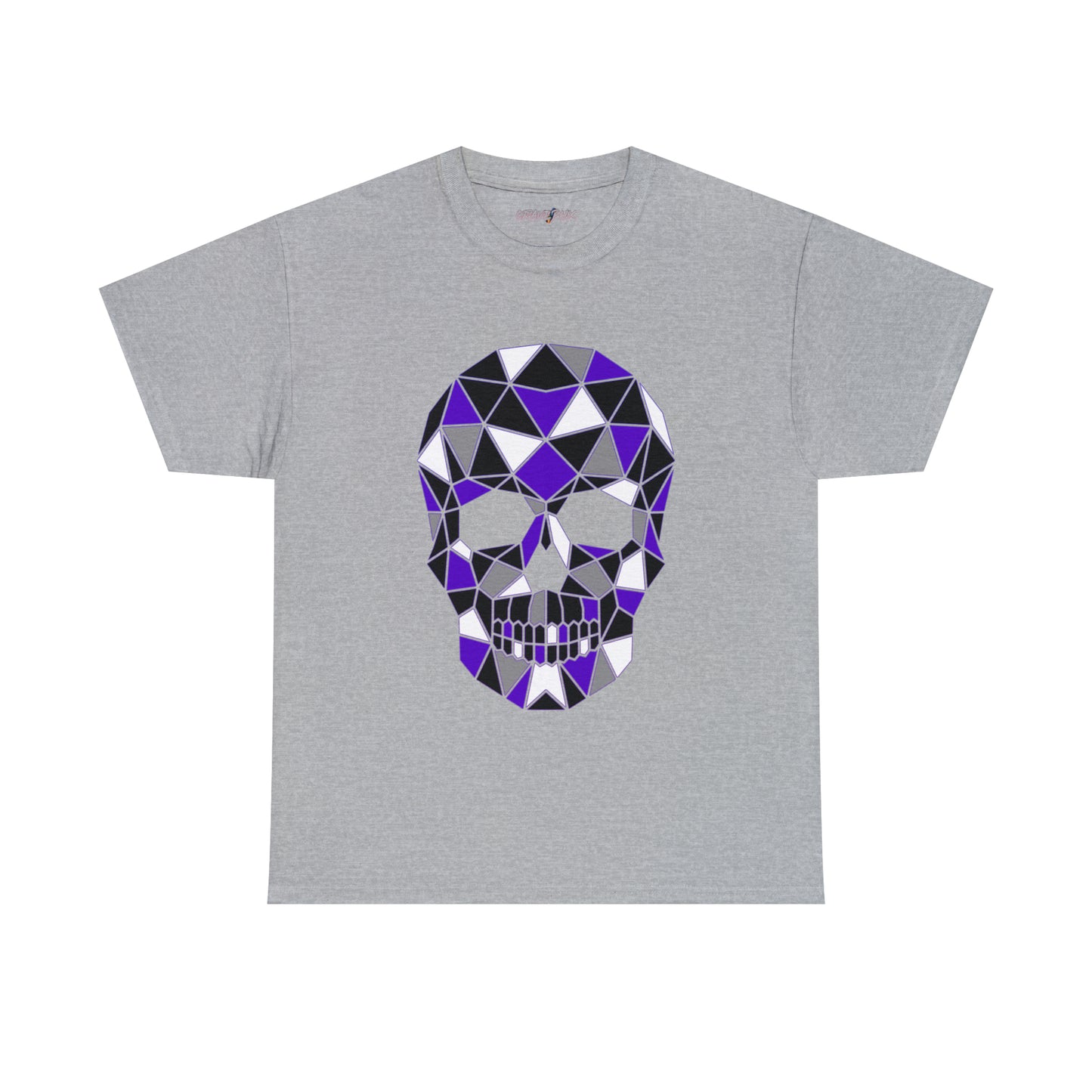 Skull Mosaic 4 Unisex Heavy Cotton Tee