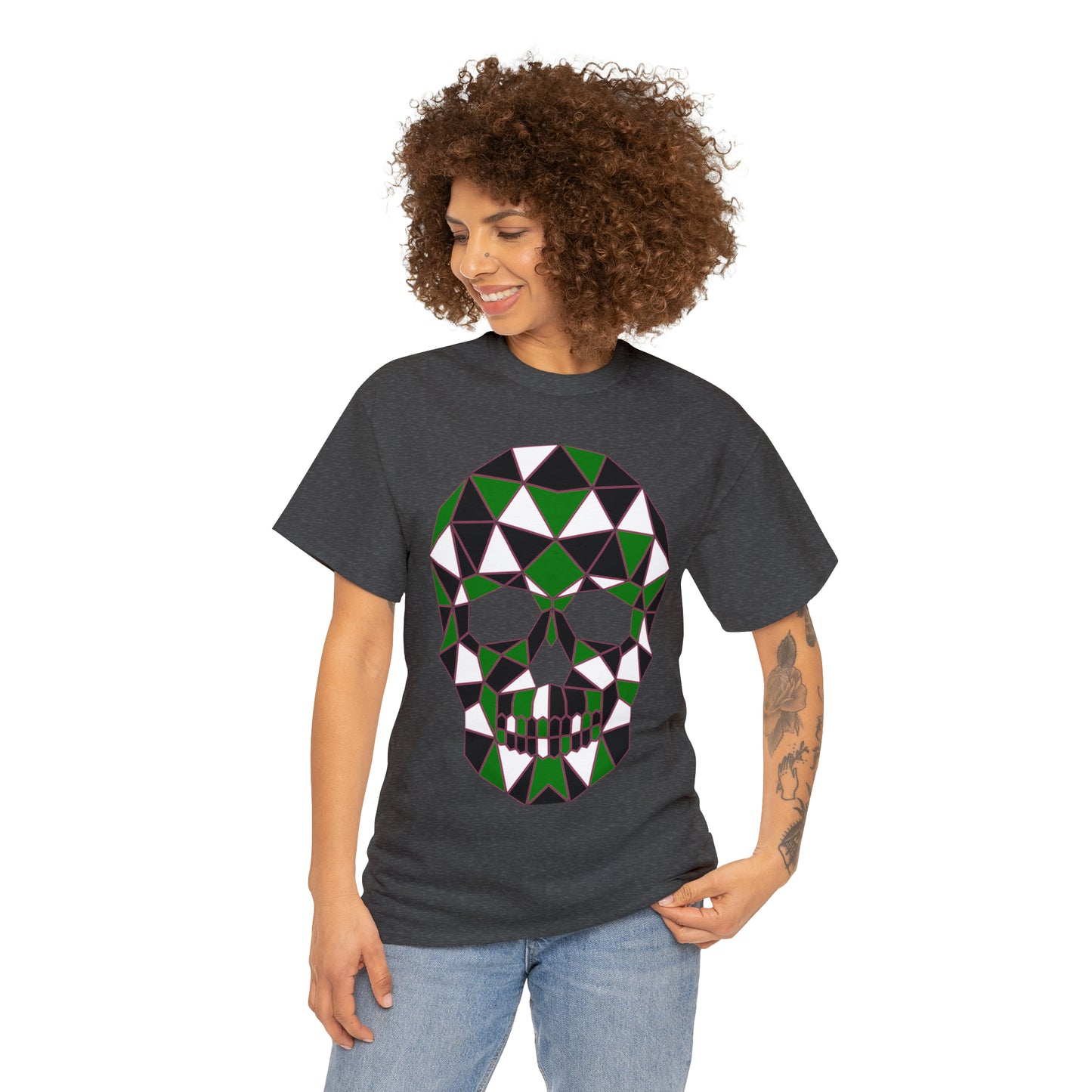 Skull Mosaic 3 Heavy Cotton Tee