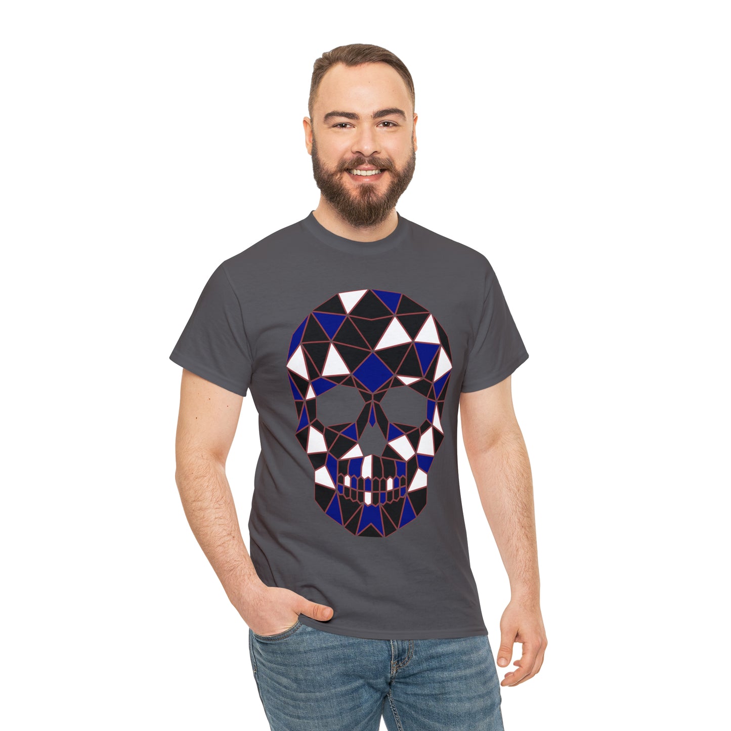 Skull Mosaic Heavy Cotton Tee