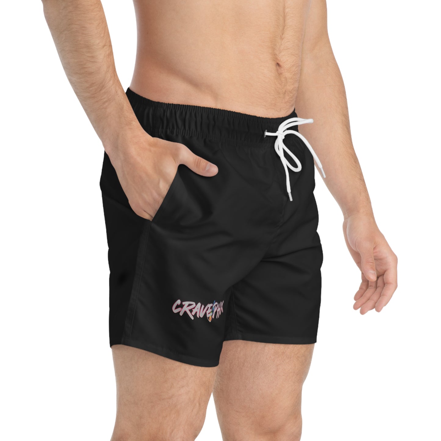 Black Swim Trunks