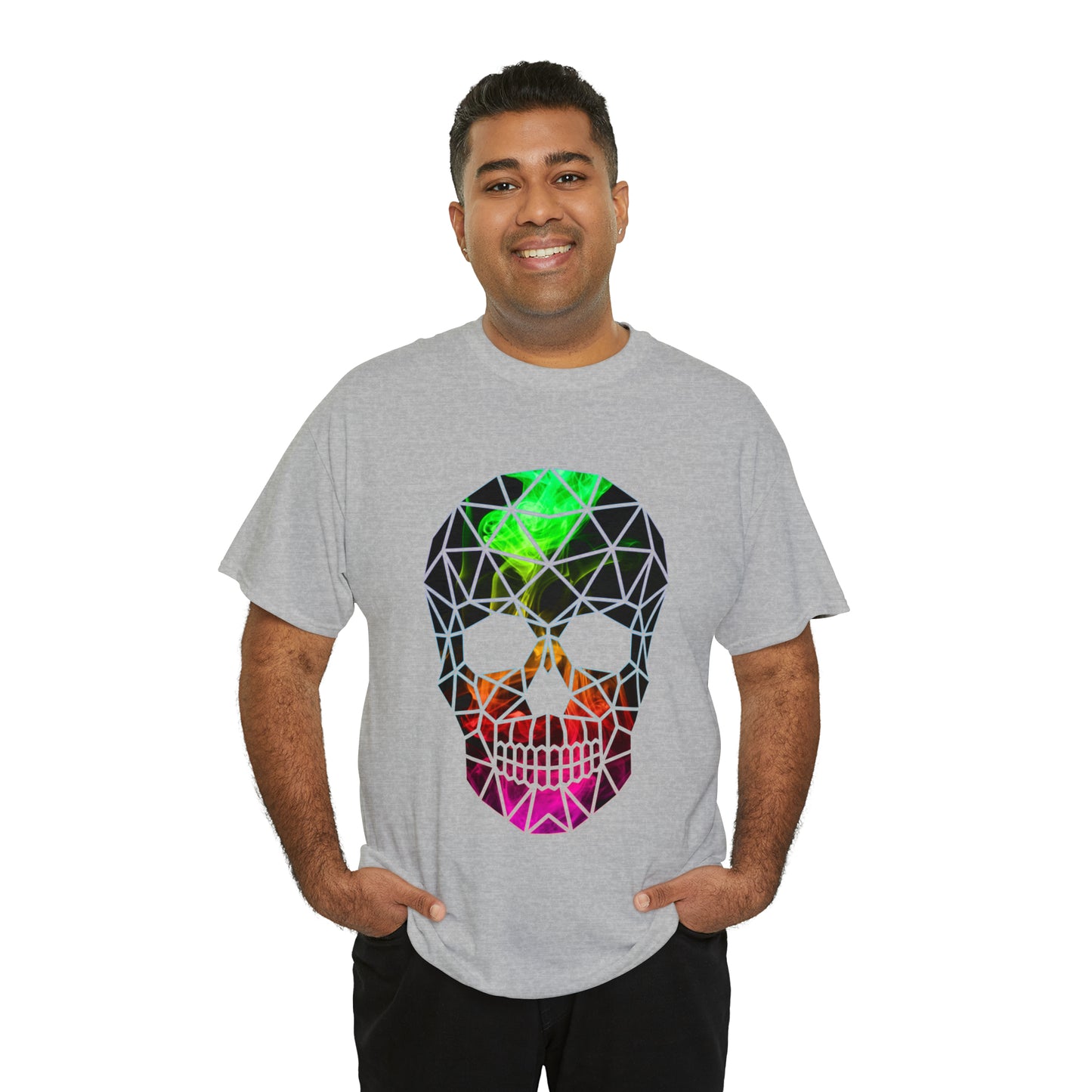 Skull Mosaic 5 Heavy Cotton Tee