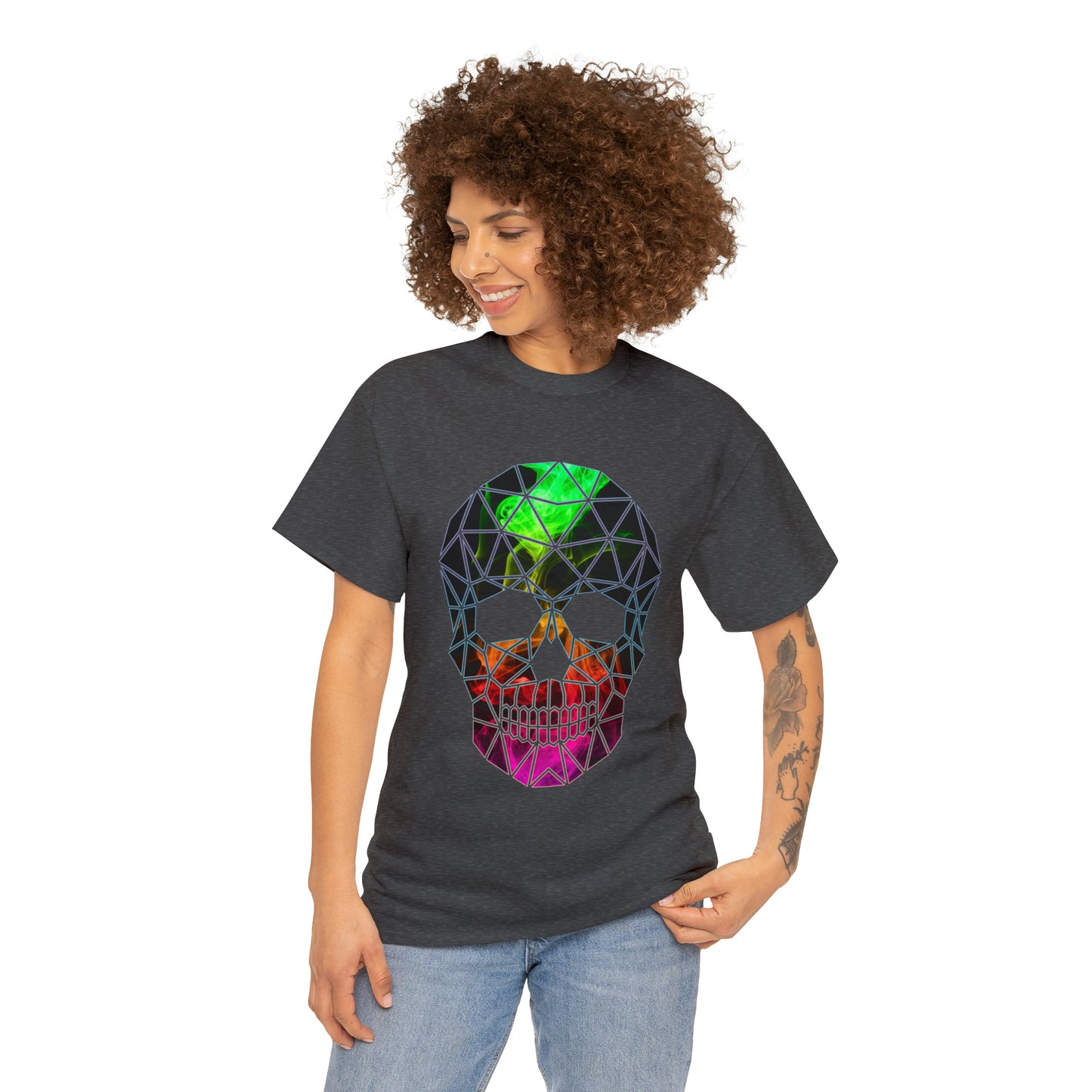 Skull Mosaic 5 Heavy Cotton Tee