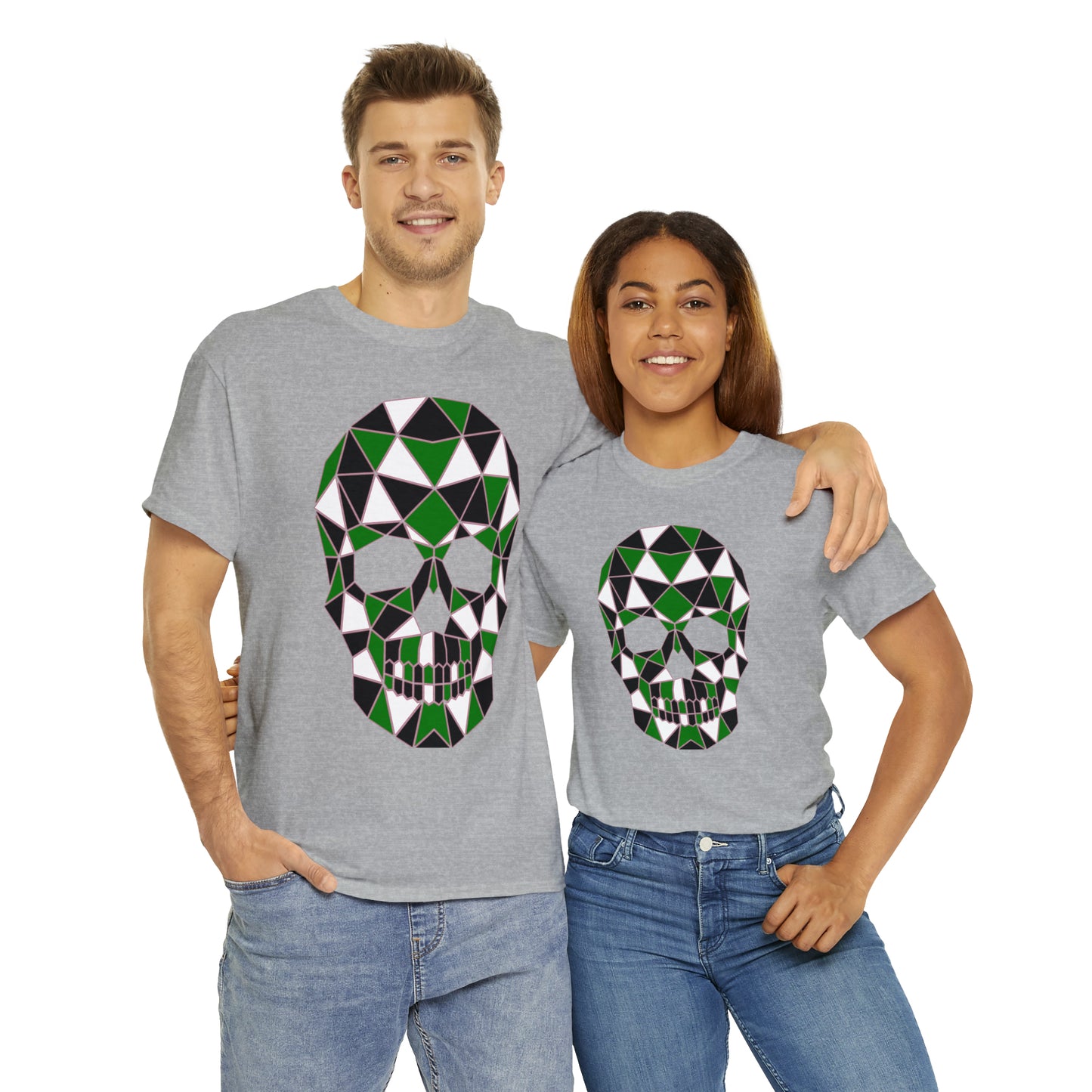 Skull Mosaic 3 Heavy Cotton Tee