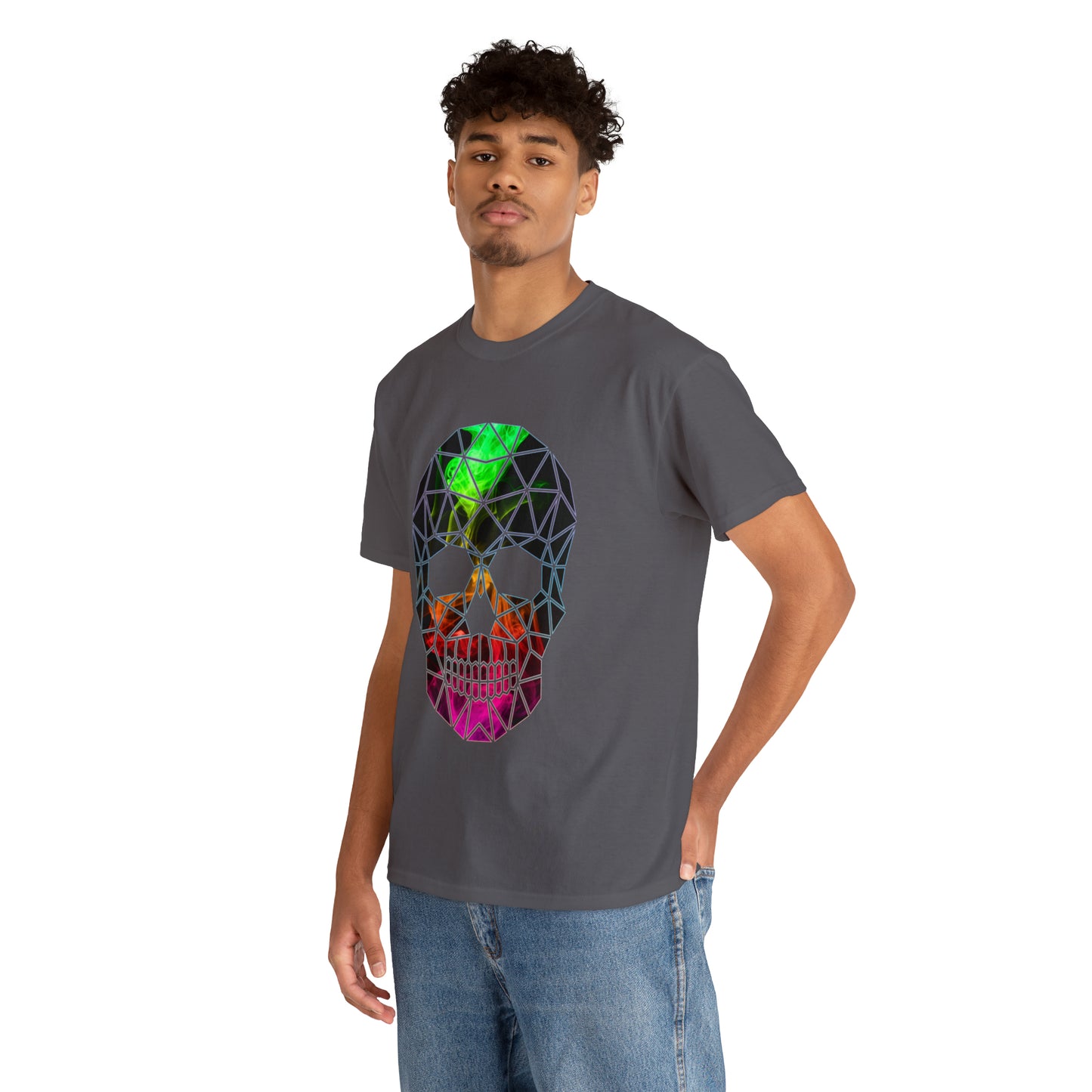 Skull Mosaic 5 Heavy Cotton Tee