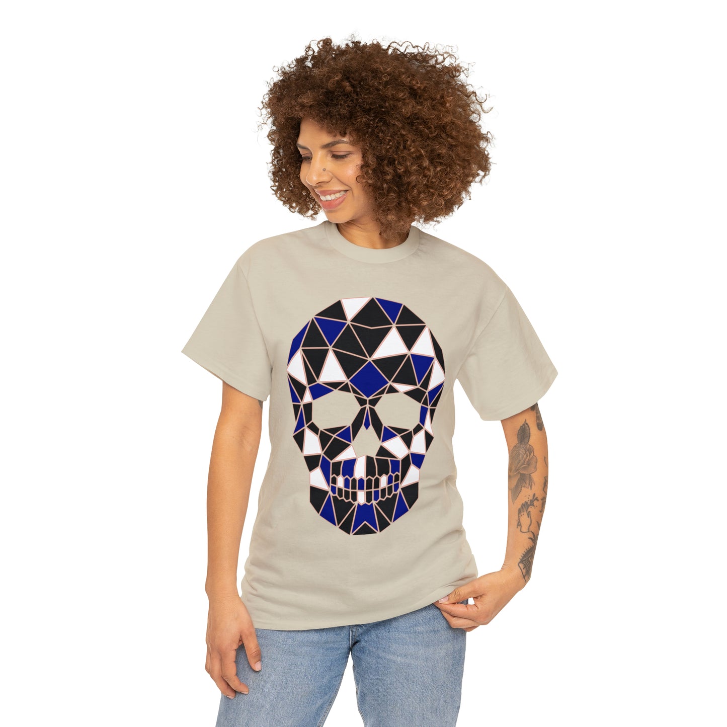 Skull Mosaic Heavy Cotton Tee