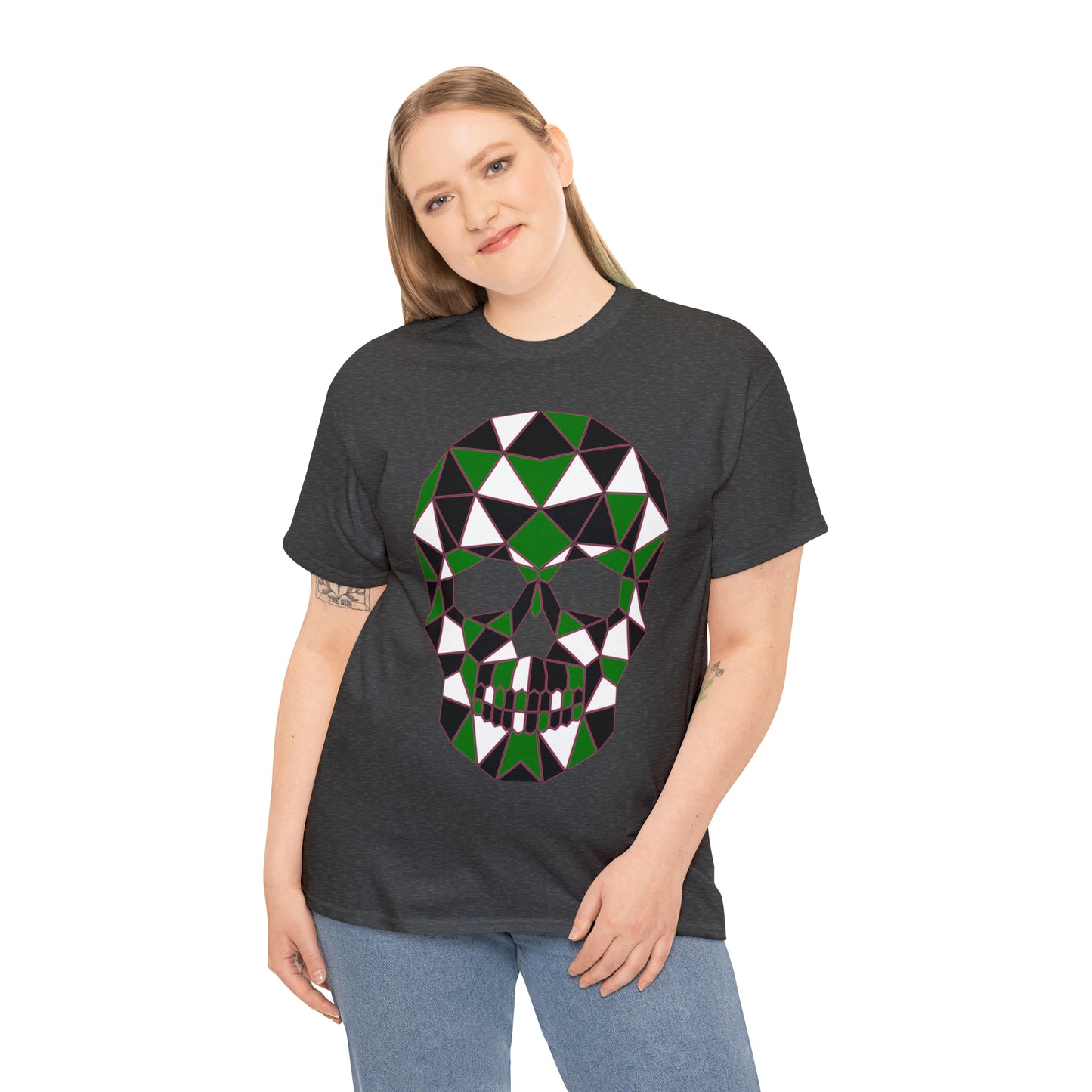 Skull Mosaic 3 Heavy Cotton Tee