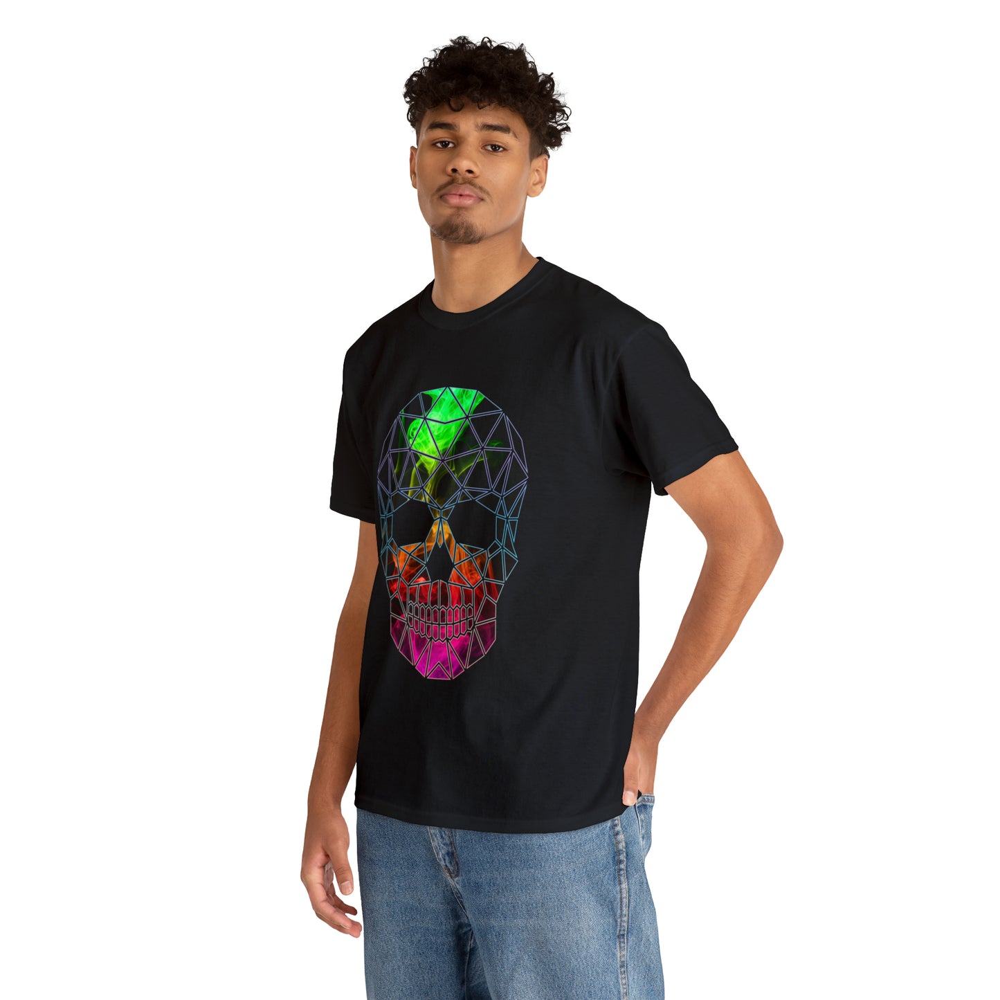 Skull Mosaic 5 Heavy Cotton Tee