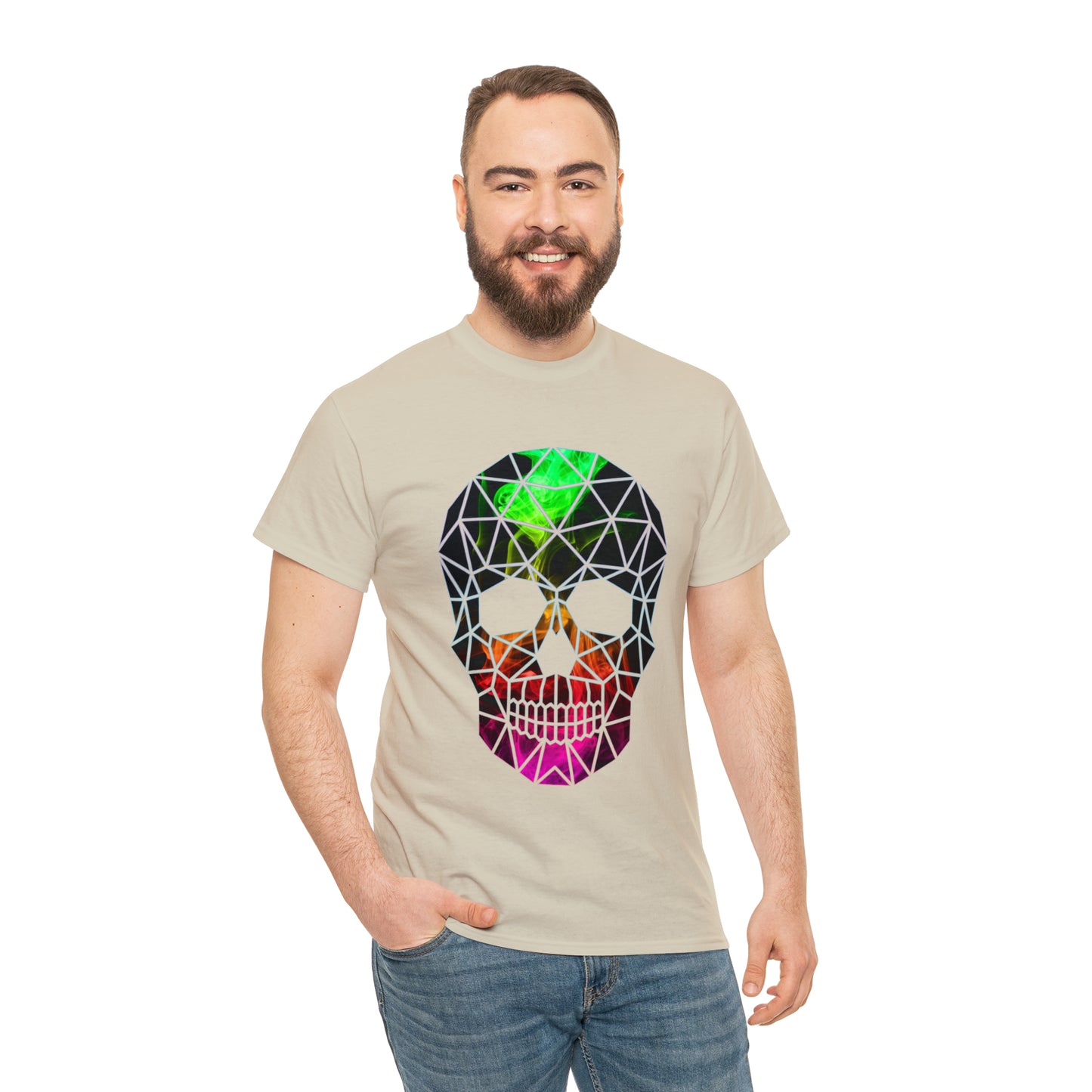 Skull Mosaic 5 Heavy Cotton Tee