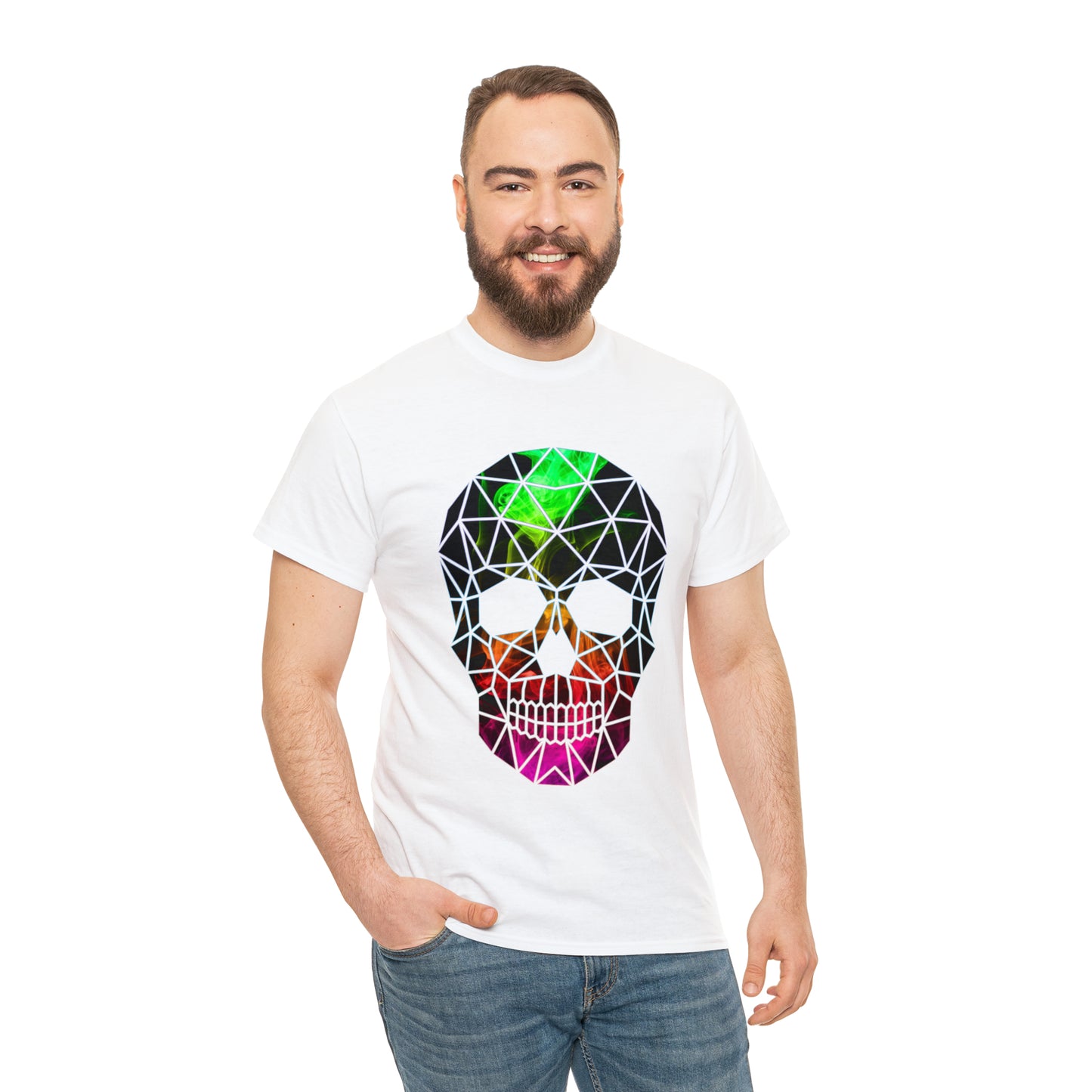 Skull Mosaic 5 Heavy Cotton Tee