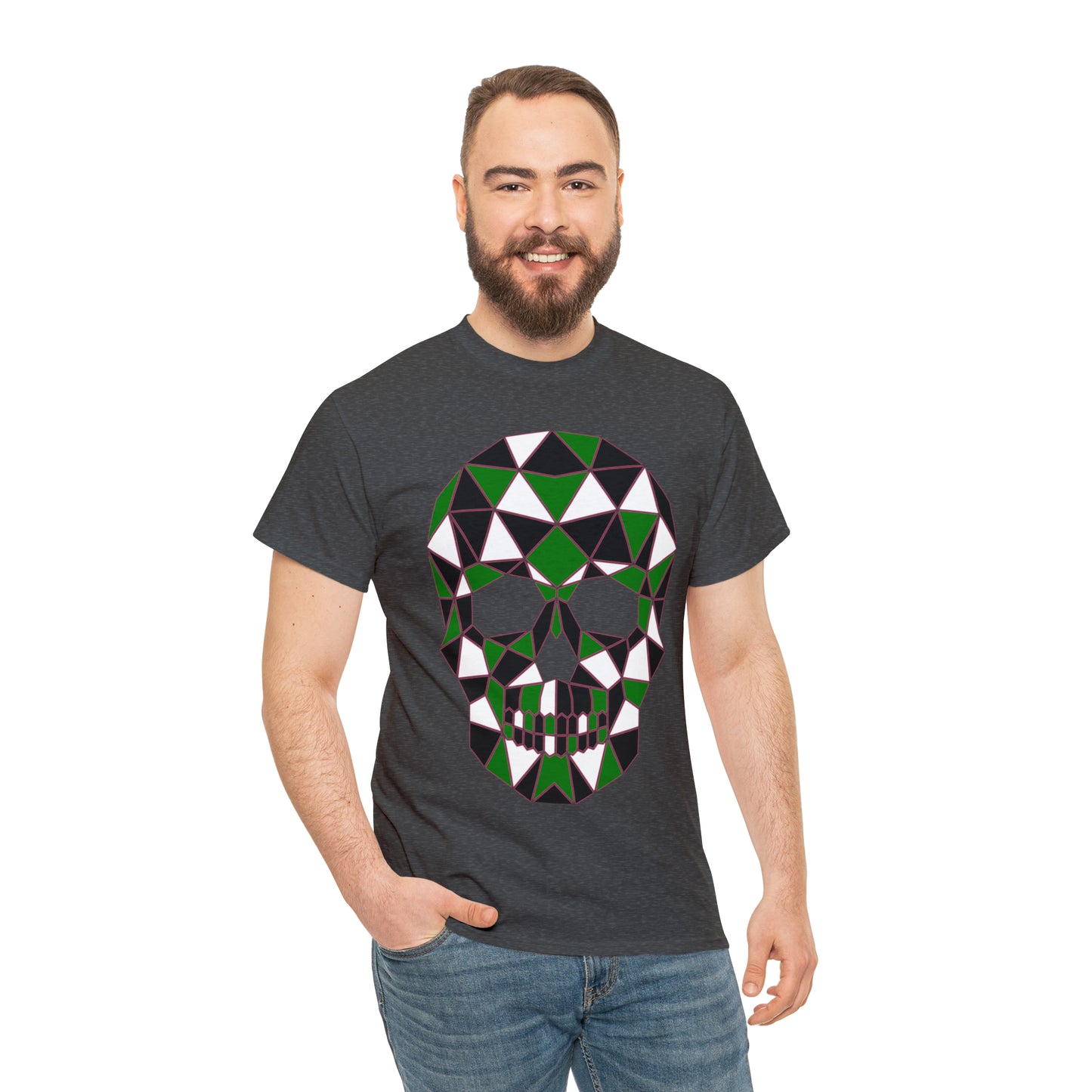 Skull Mosaic 3 Heavy Cotton Tee