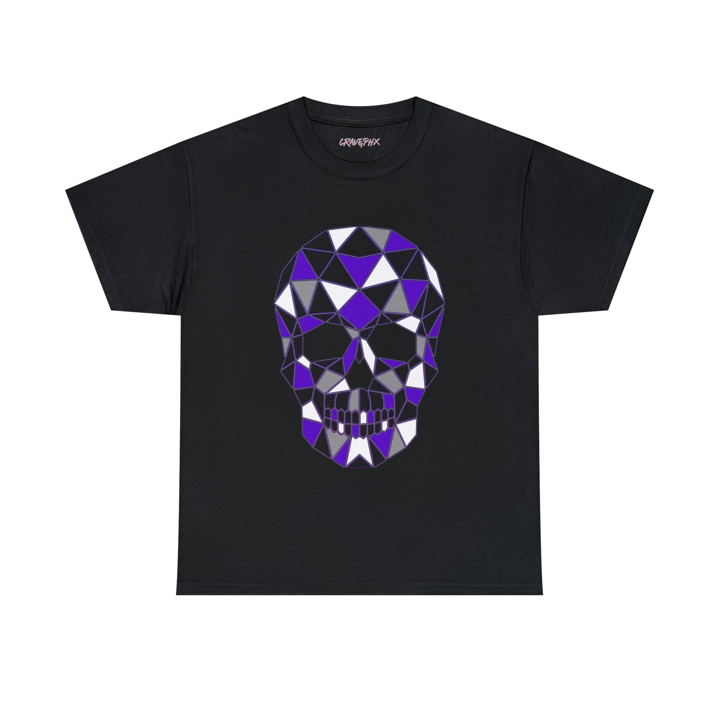 Skull Mosaic 4 Unisex Heavy Cotton Tee