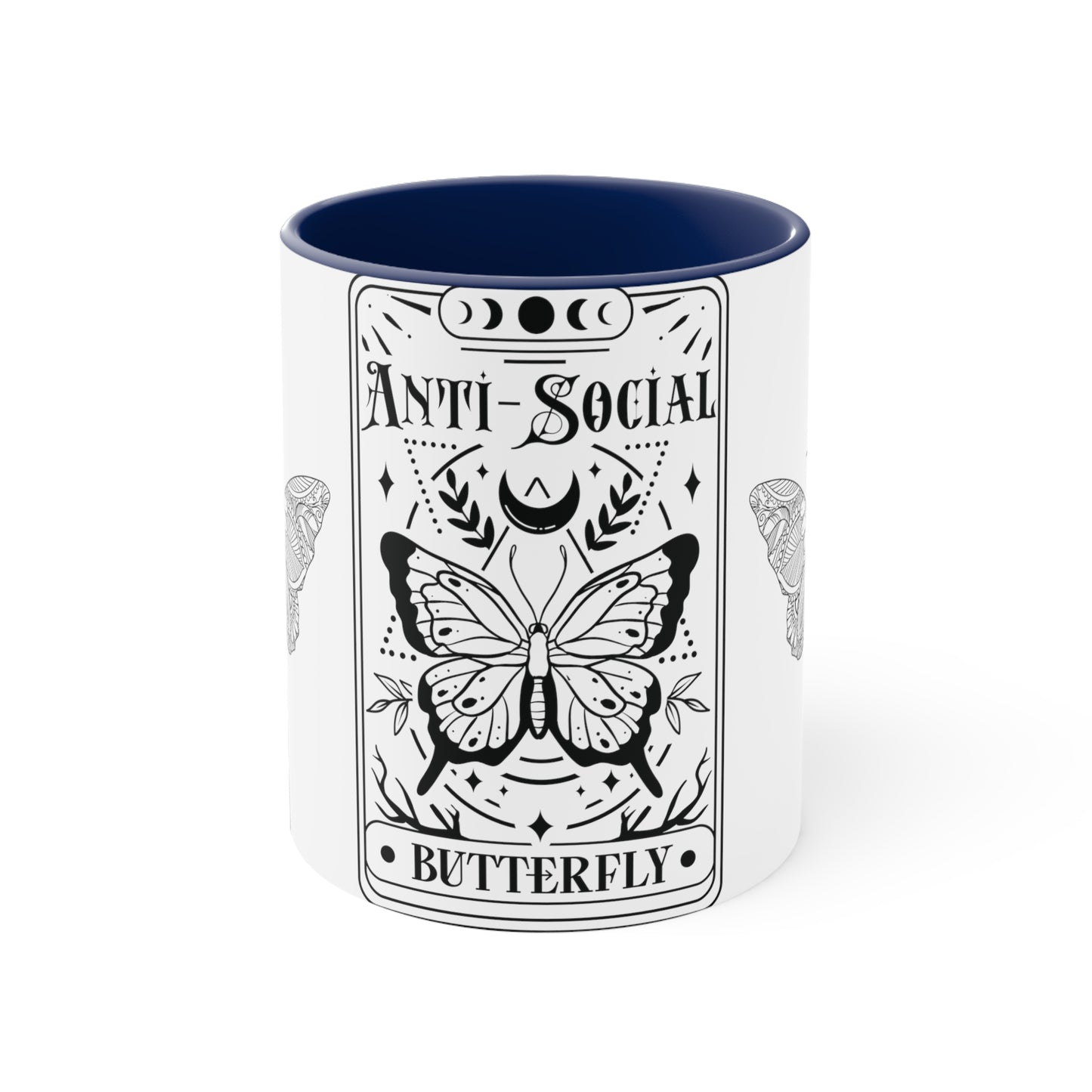 Anti-Social Butterfly Coffee Mug, 11oz