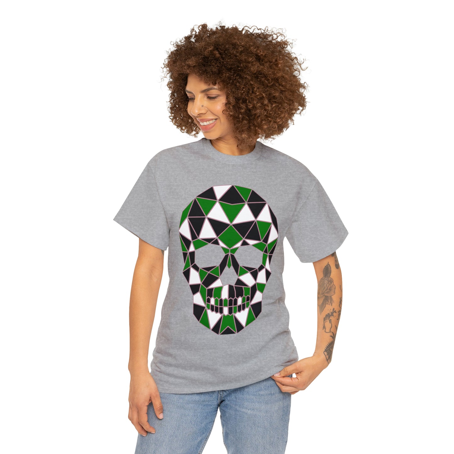 Skull Mosaic 3 Heavy Cotton Tee