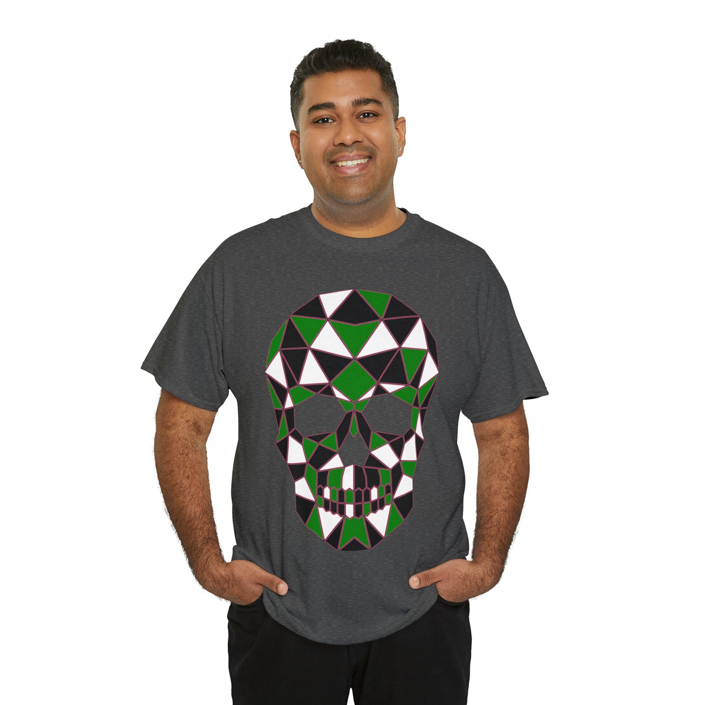 Skull Mosaic 3 Heavy Cotton Tee