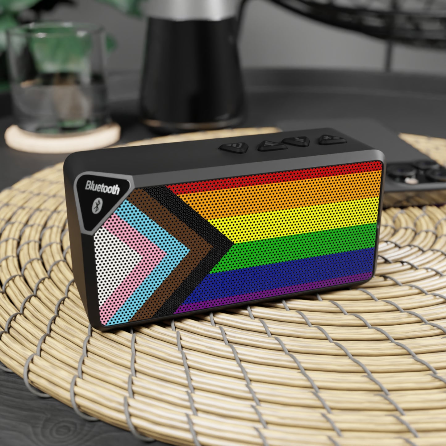 Progressive Pride Flag - Jabba Bluetooth Speaker