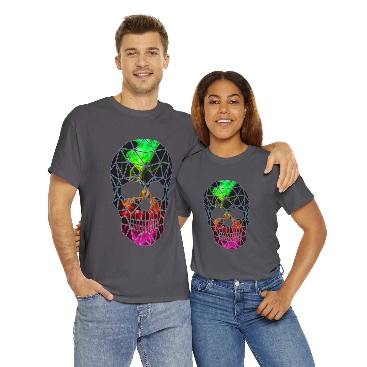 Skull Mosaic 5 Heavy Cotton Tee