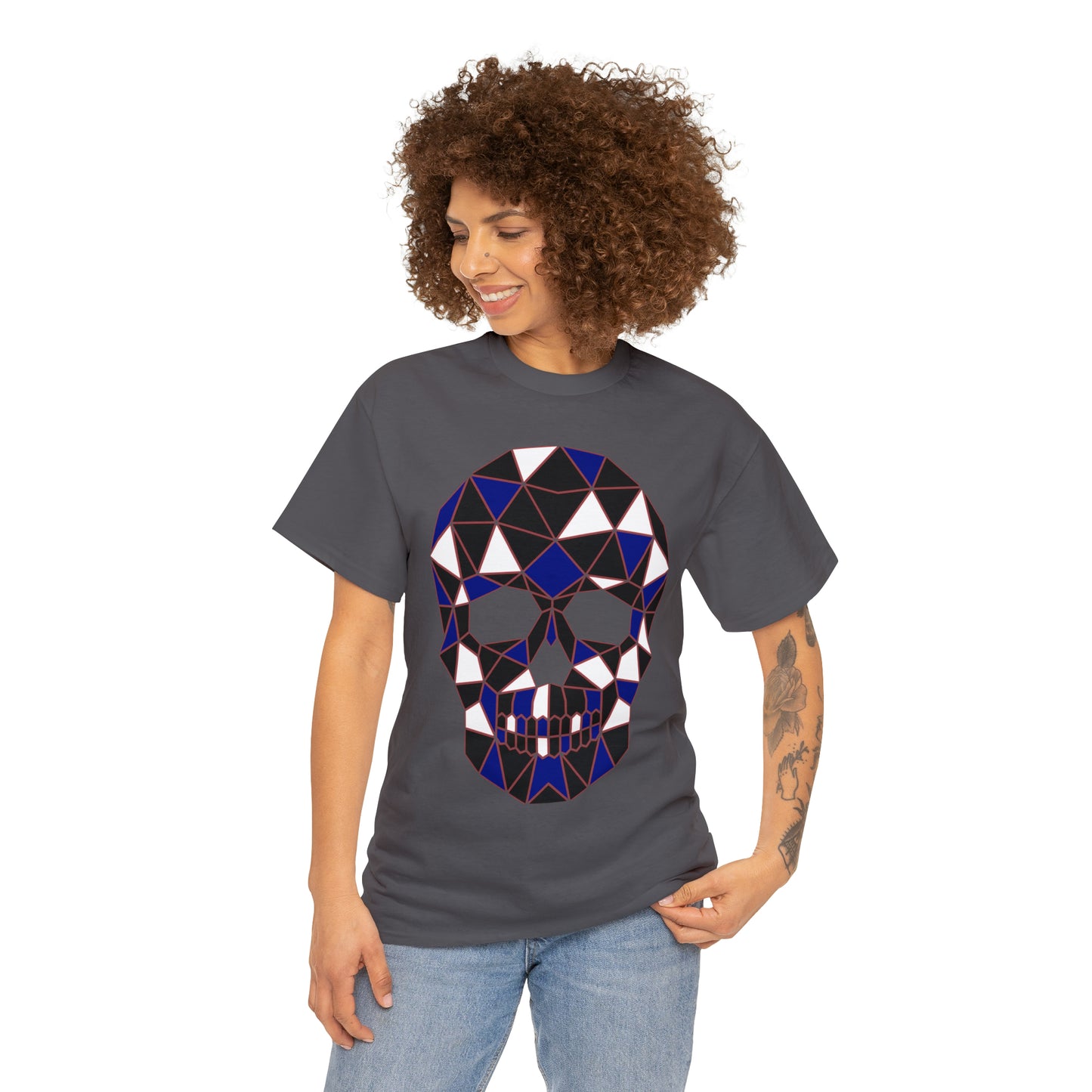 Skull Mosaic Heavy Cotton Tee