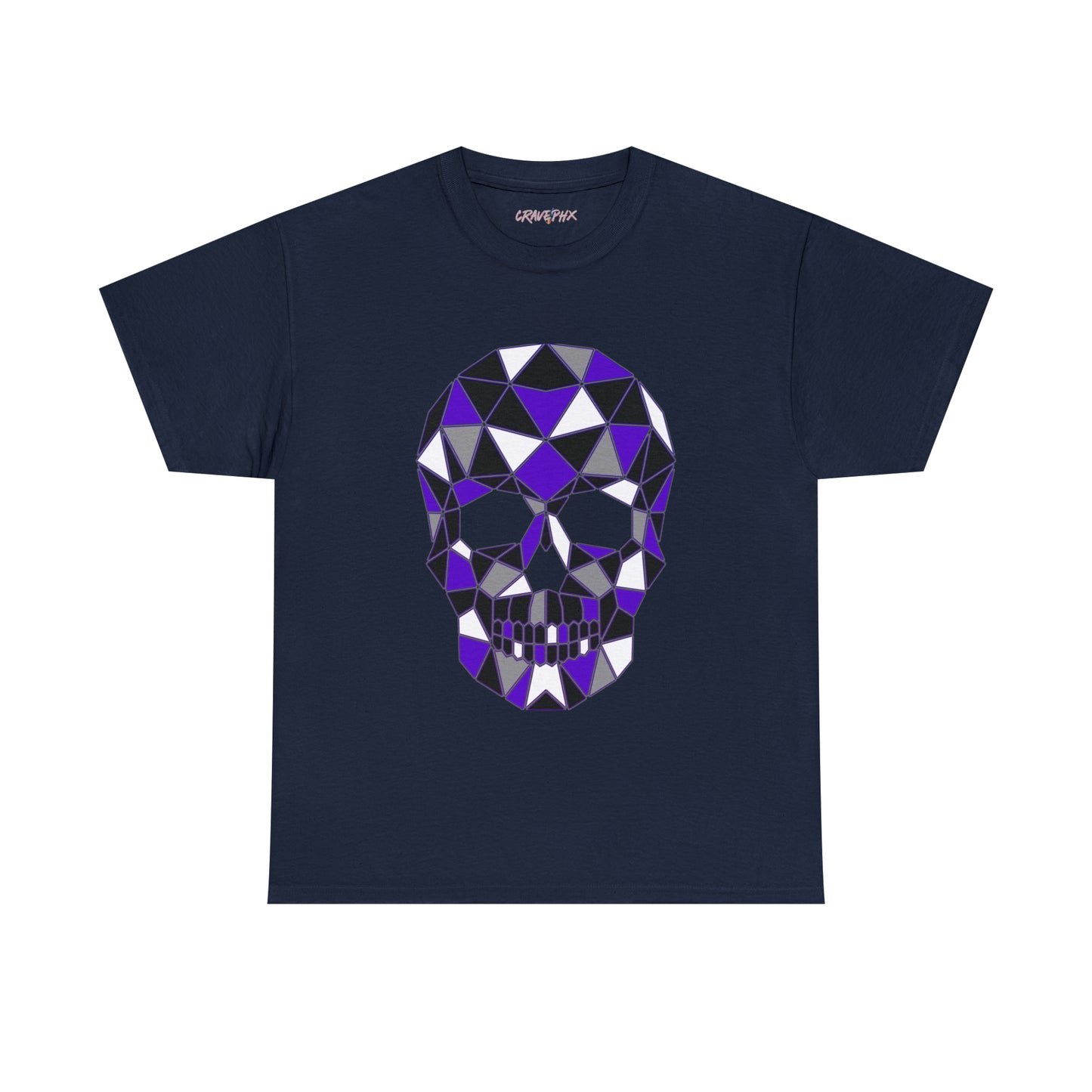 Skull Mosaic 4 Unisex Heavy Cotton Tee