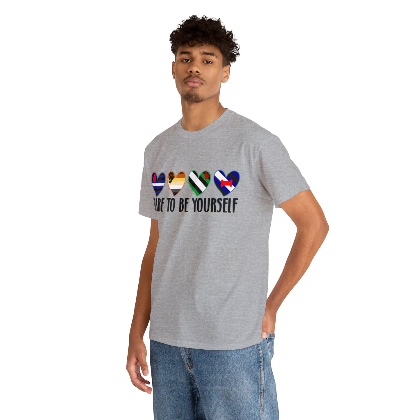 Mens T-Shirt that says Dare to be Yourself