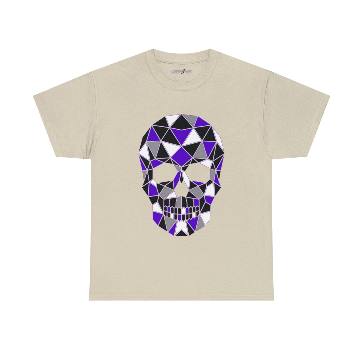 Skull Mosaic 4 Unisex Heavy Cotton Tee