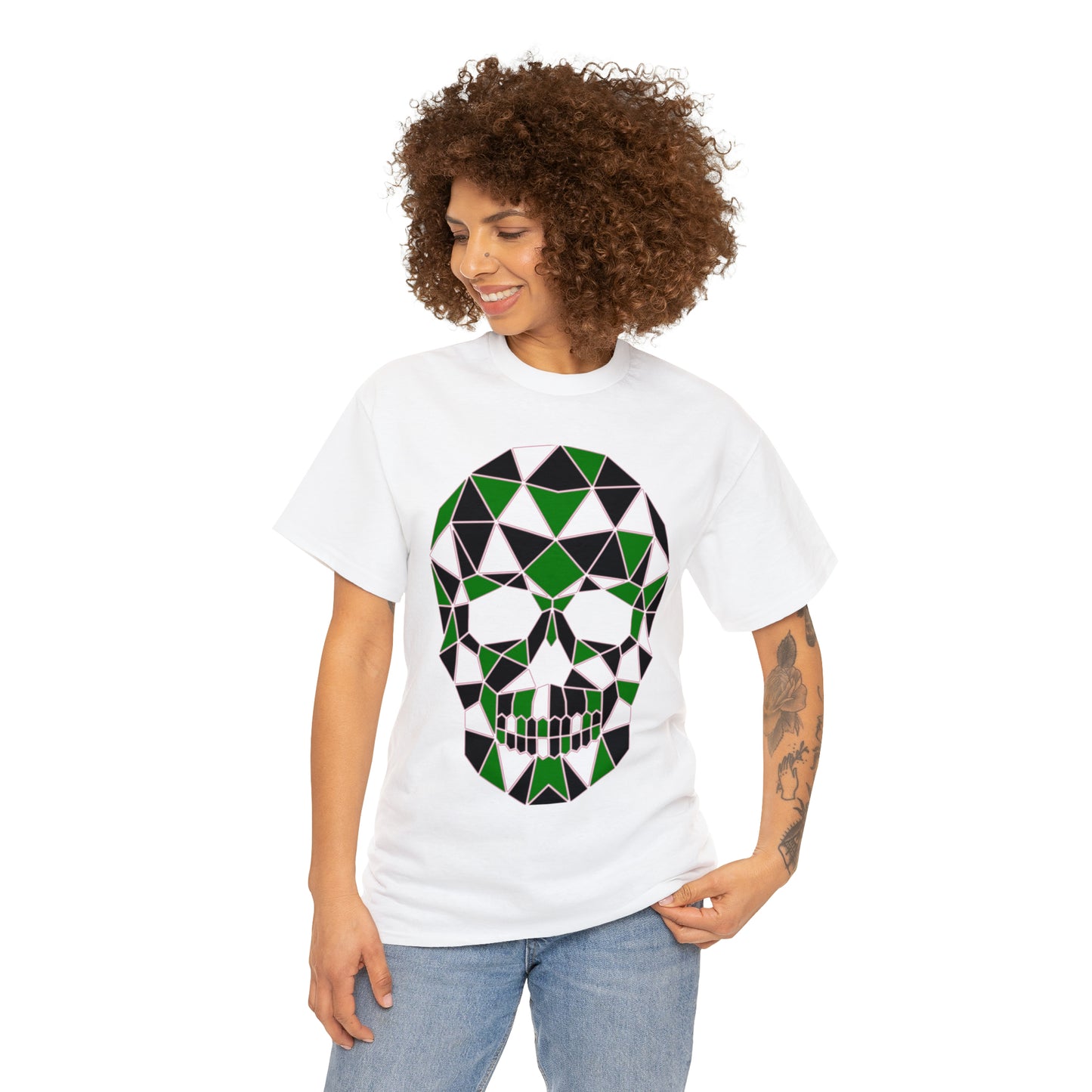 Skull Mosaic 3 Heavy Cotton Tee