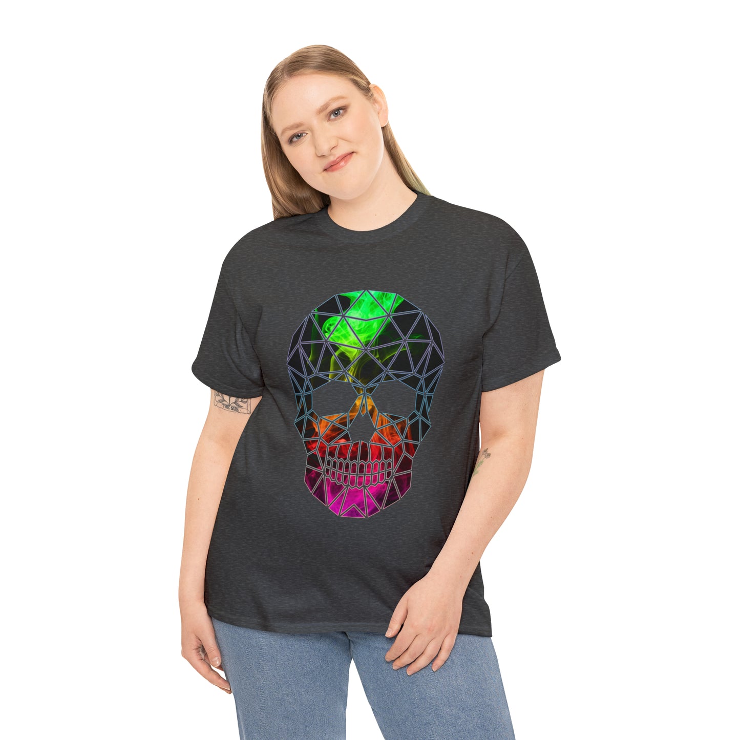 Skull Mosaic 5 Heavy Cotton Tee