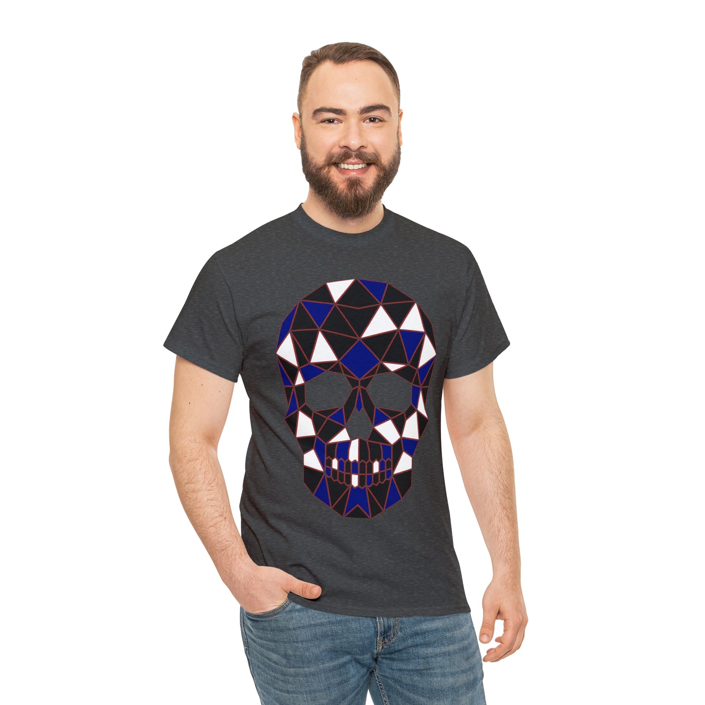 Skull Mosaic Heavy Cotton Tee