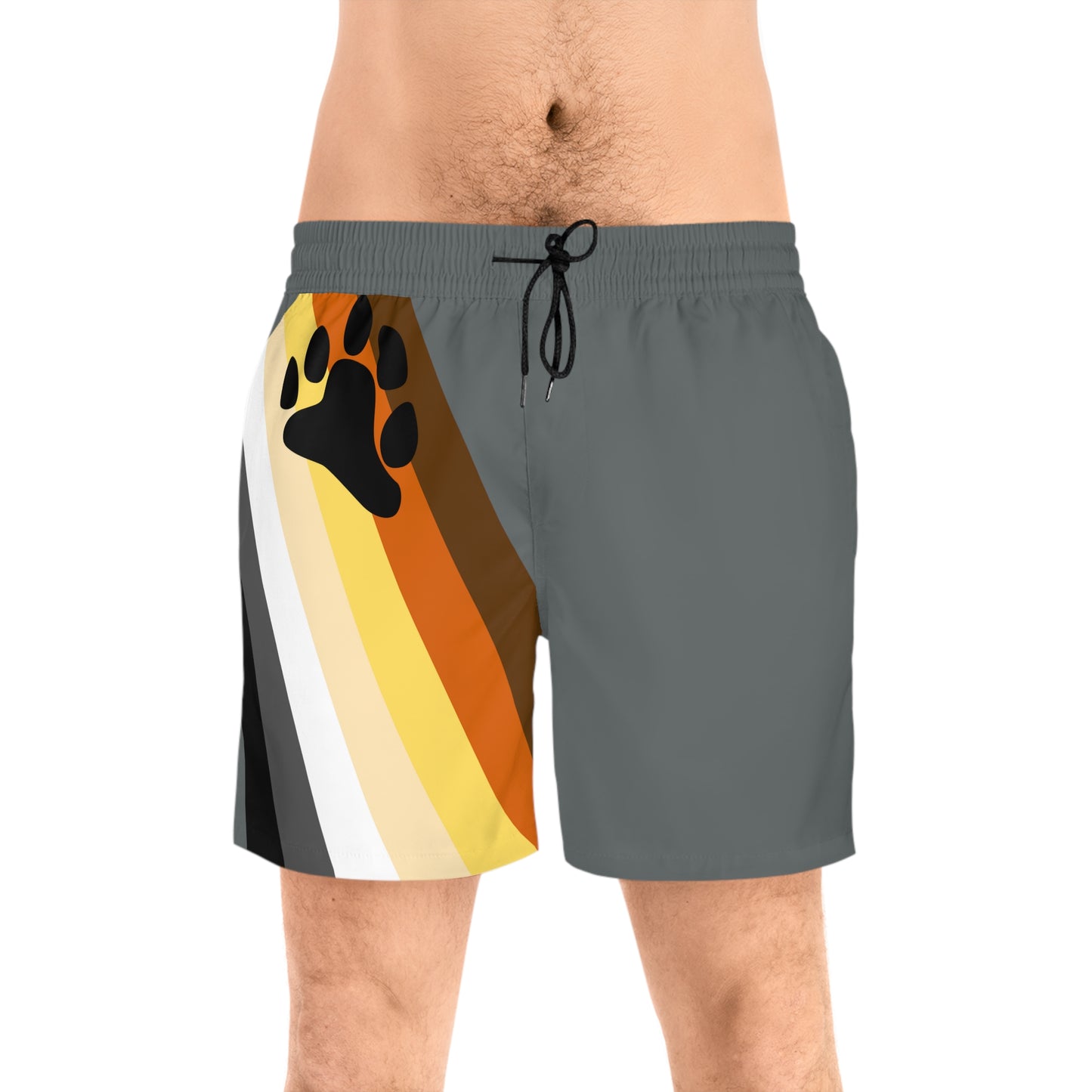 Bear Mid-Length Swim Shorts (AOP)