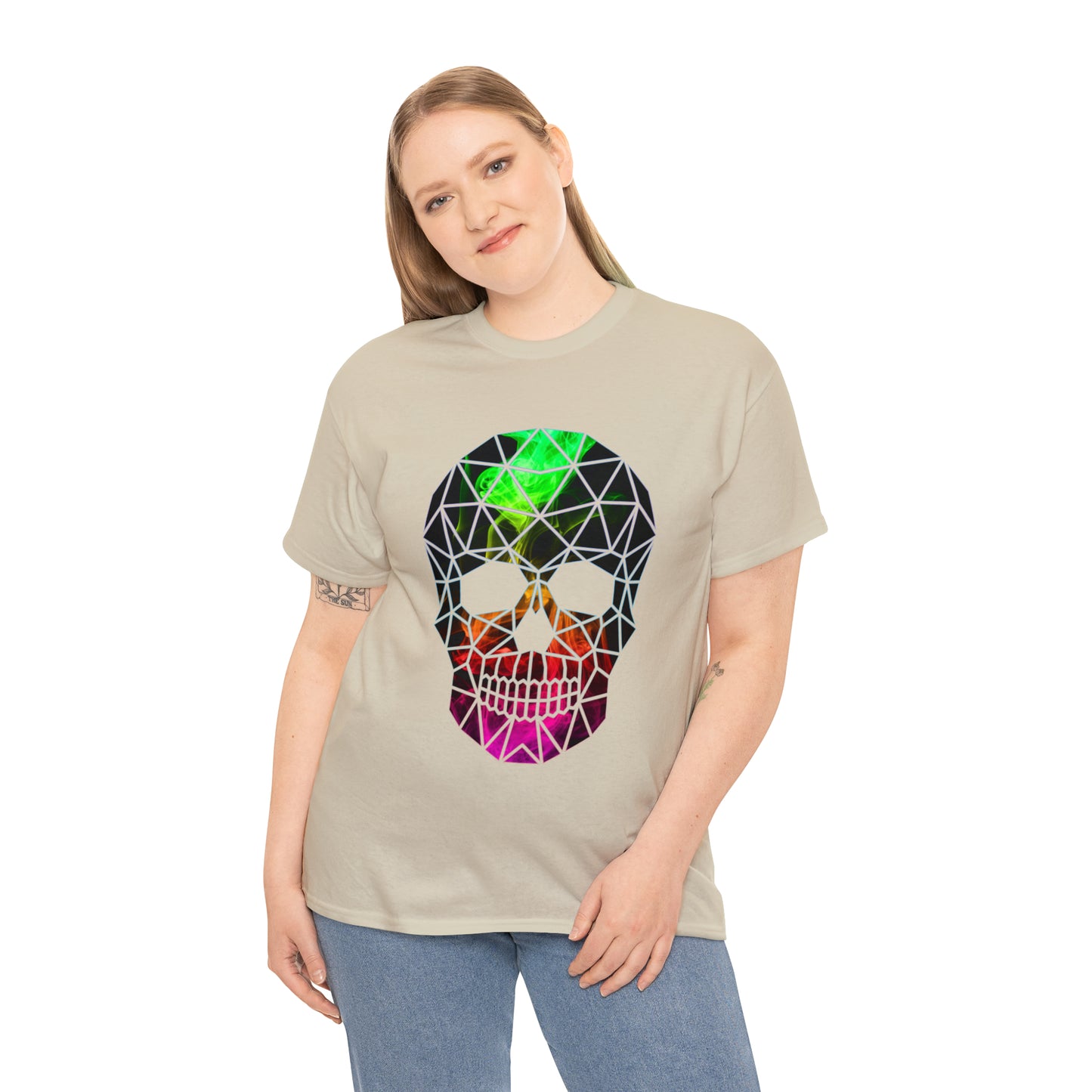 Skull Mosaic 5 Heavy Cotton Tee