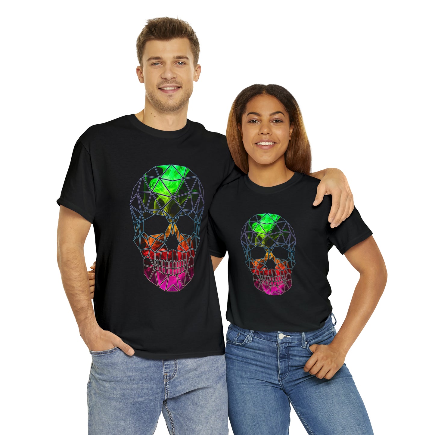 Skull Mosaic 5 Heavy Cotton Tee