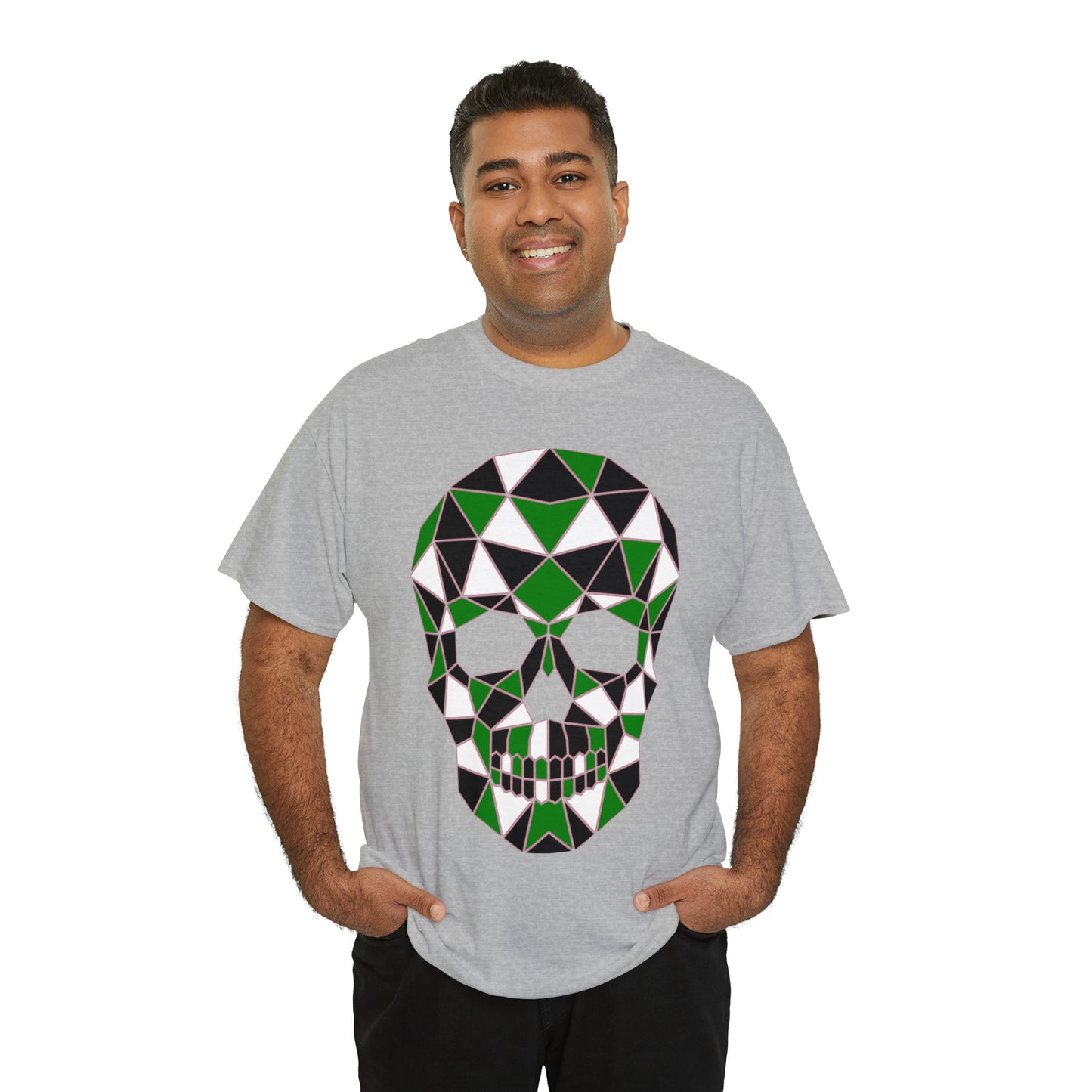 Skull Mosaic 3 Heavy Cotton Tee