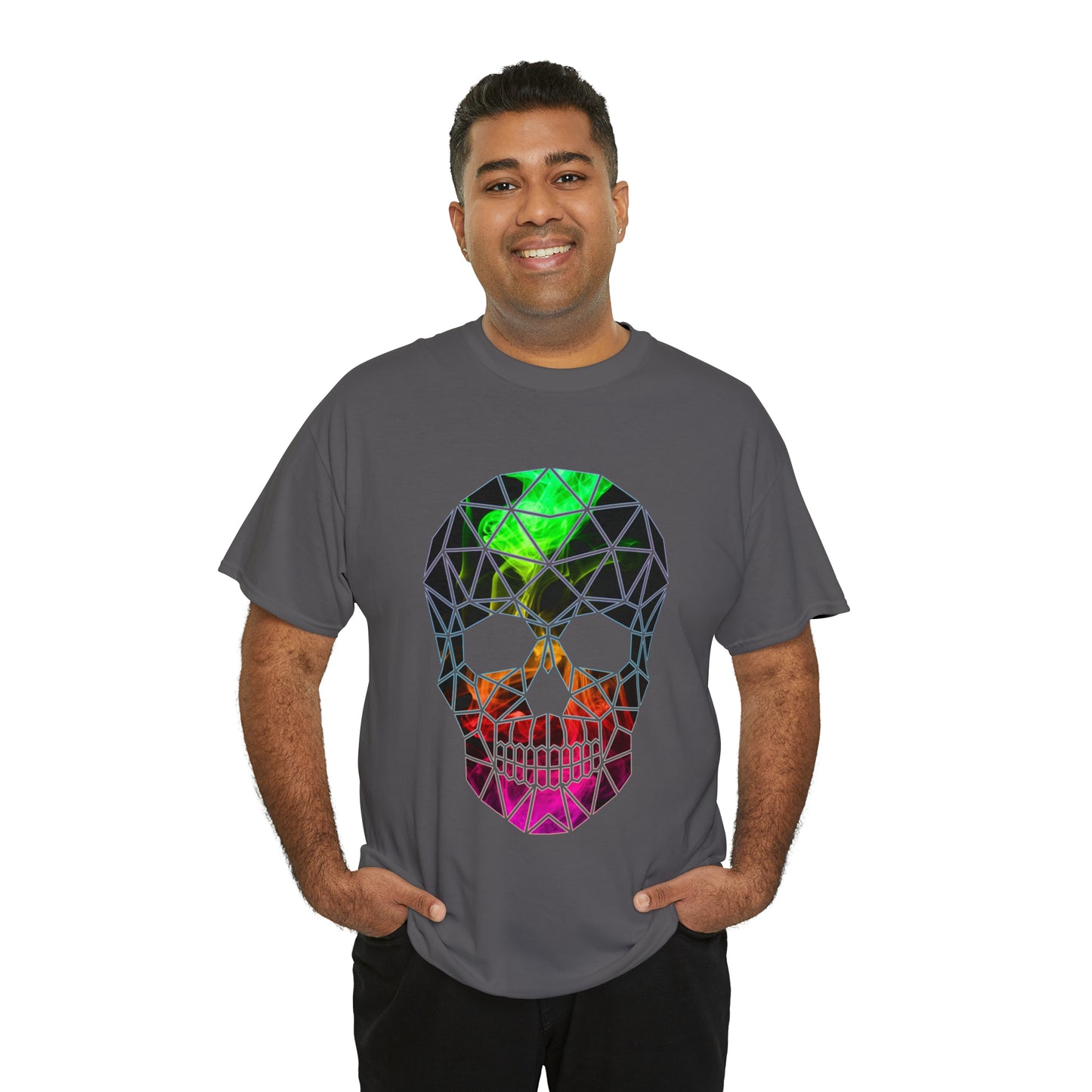 Skull Mosaic 5 Heavy Cotton Tee