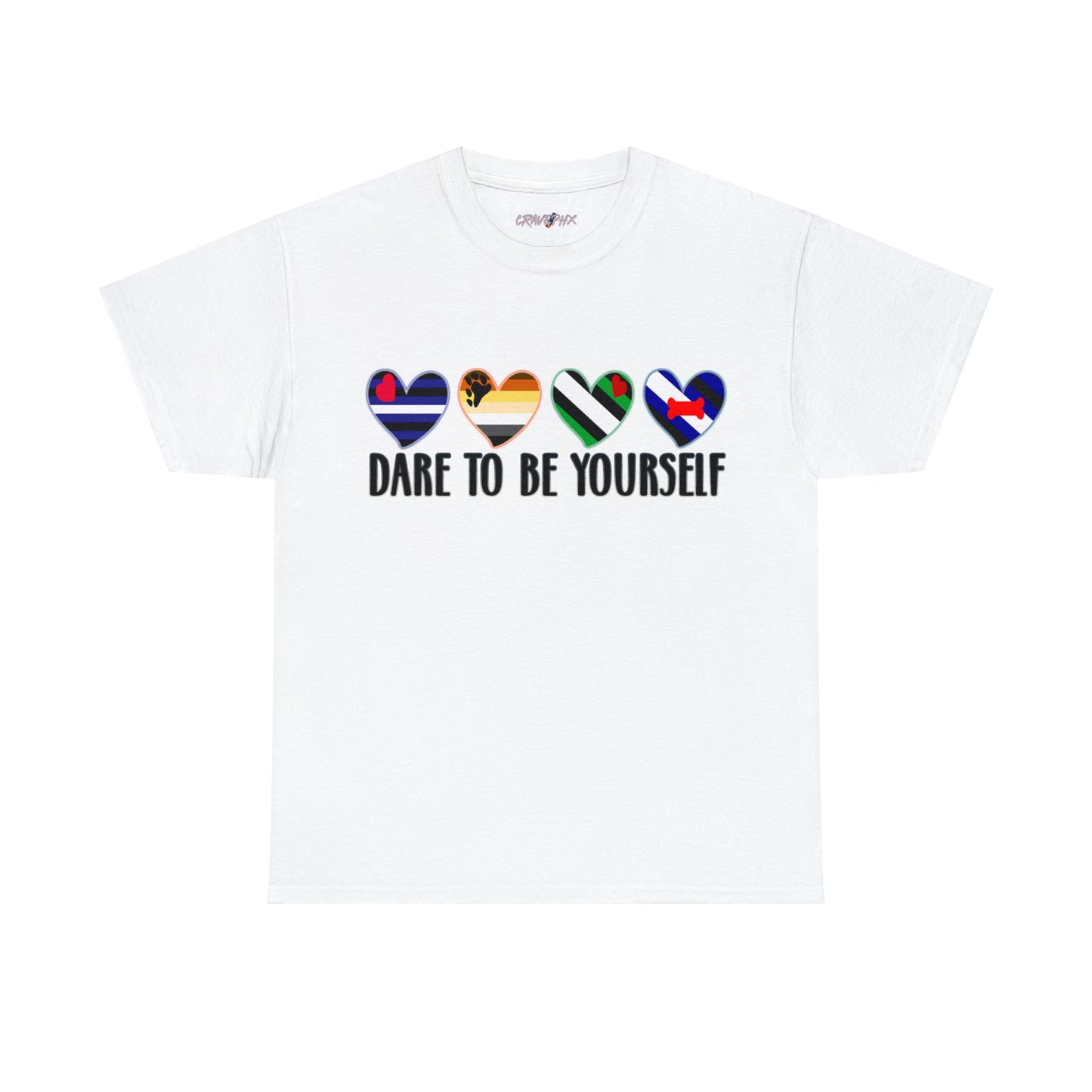 Mens T-Shirt that says Dare to be Yourself