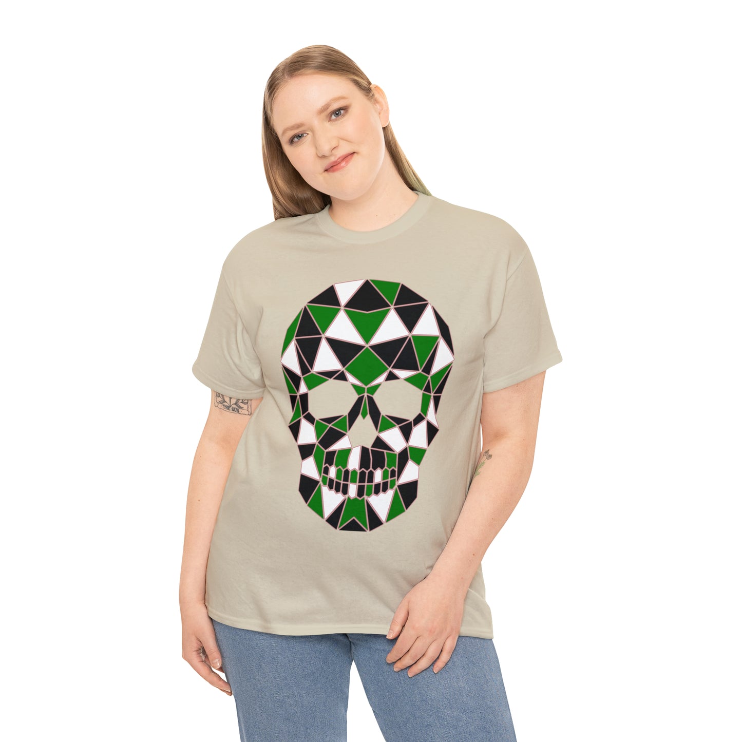 Skull Mosaic 3 Heavy Cotton Tee