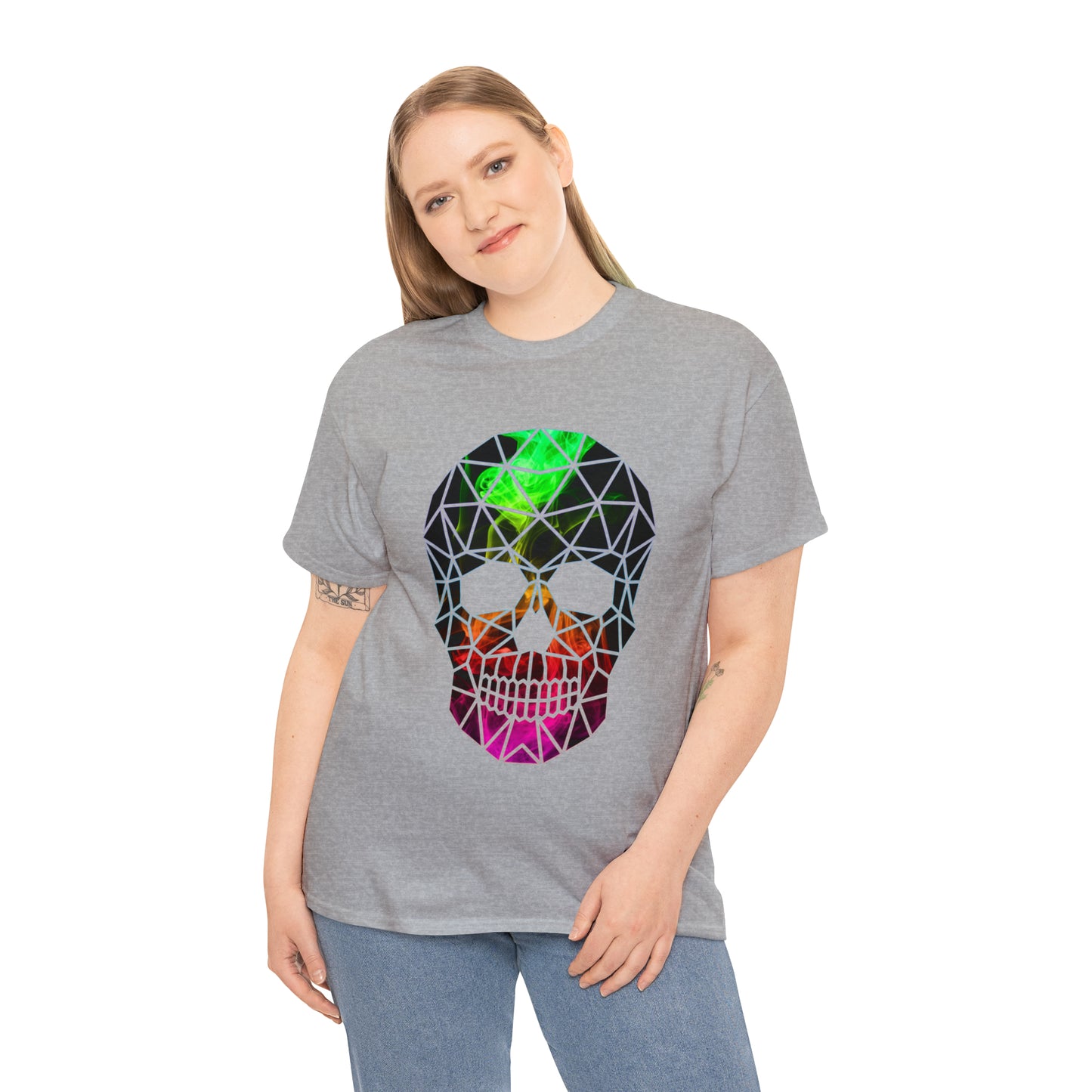 Skull Mosaic 5 Heavy Cotton Tee