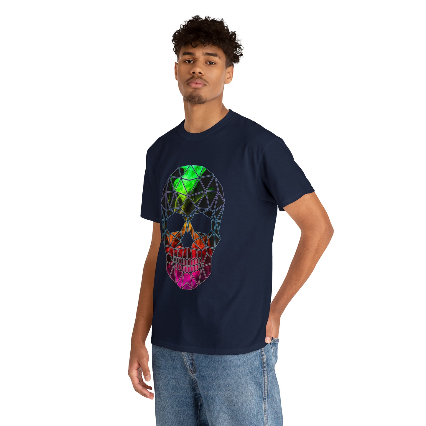 Skull Mosaic 5 Heavy Cotton Tee