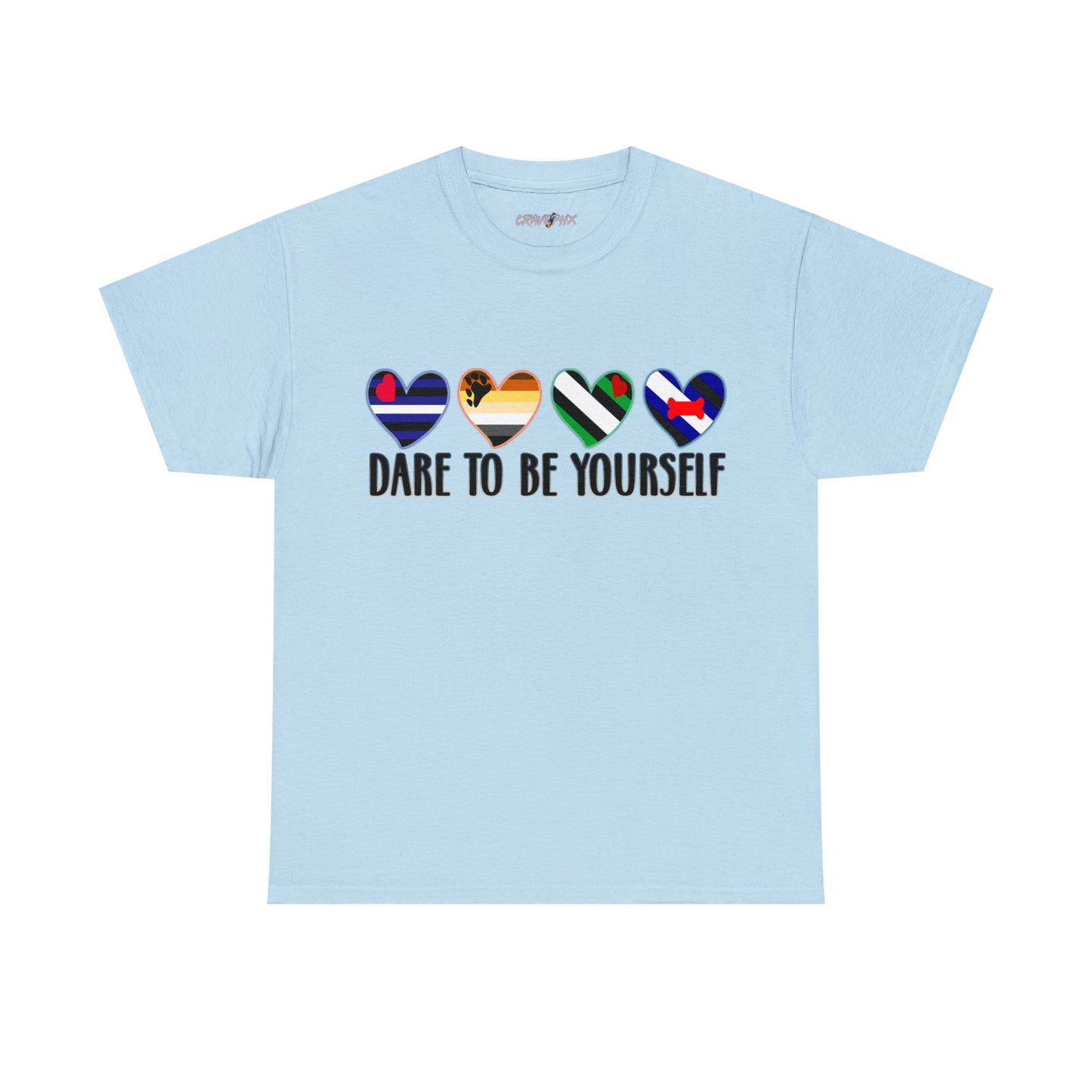 Mens T-Shirt that says Dare to be Yourself