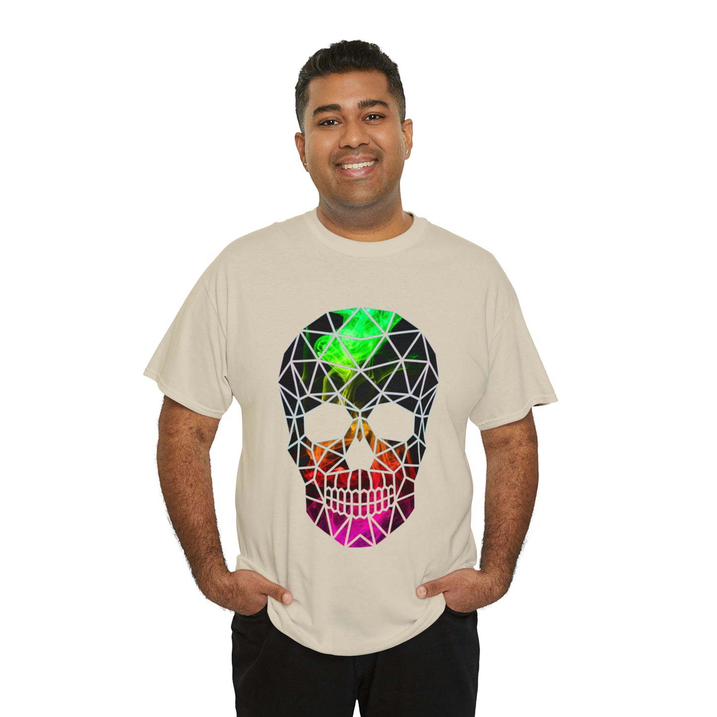 Skull Mosaic 5 Heavy Cotton Tee