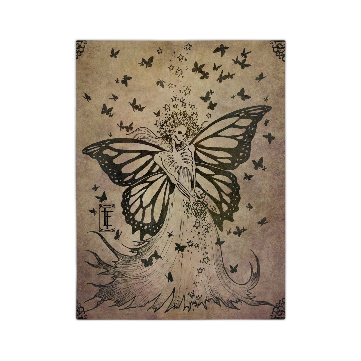 La Mariposa de la Noche Cozy Blanket (2024)