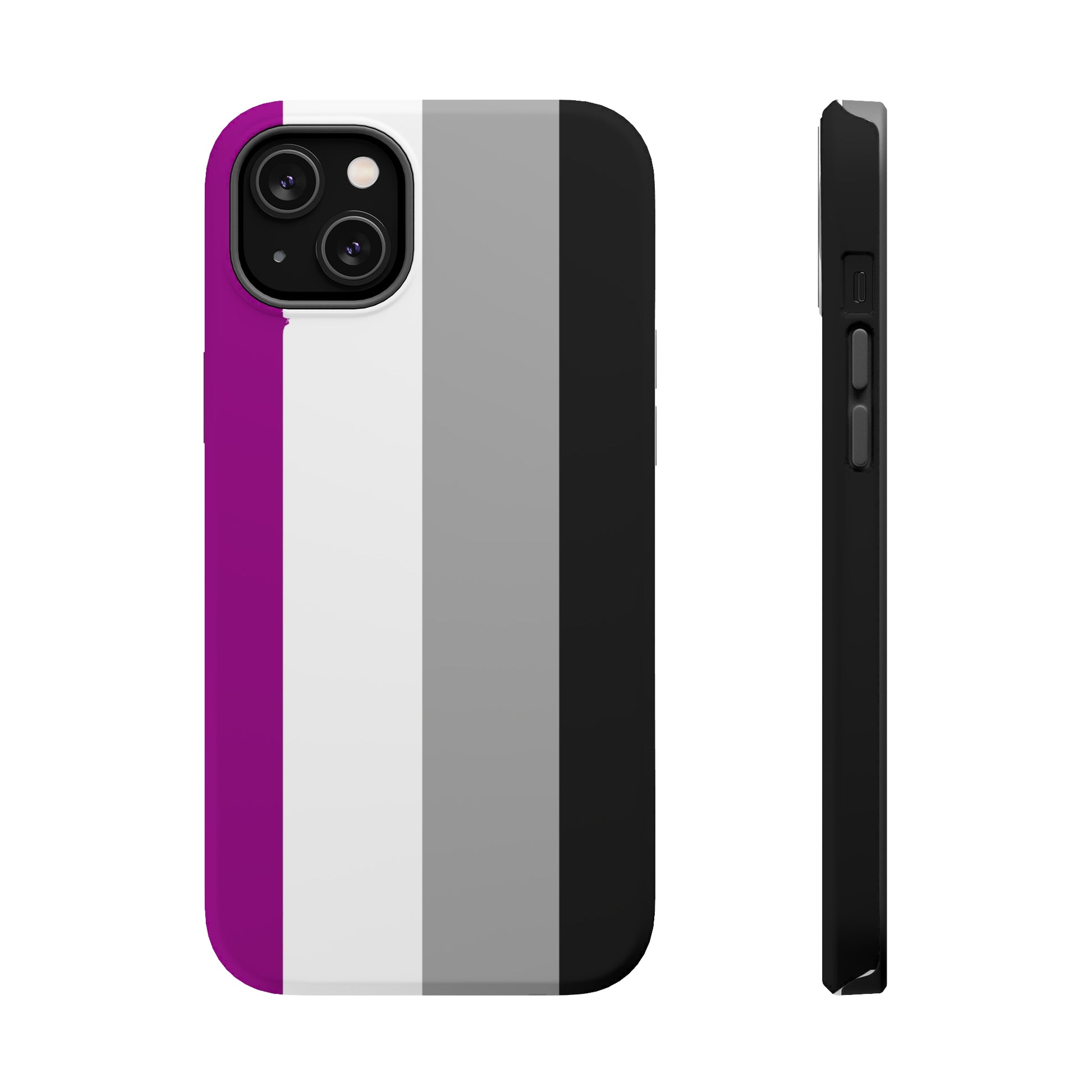 Phone case with Asexual Pride Flag